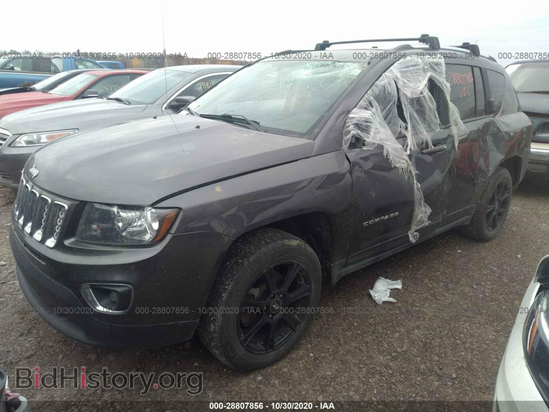 2017 JEEP COMPASS - VIN: 1C4NJDEB6HD139509 - Фото 2
