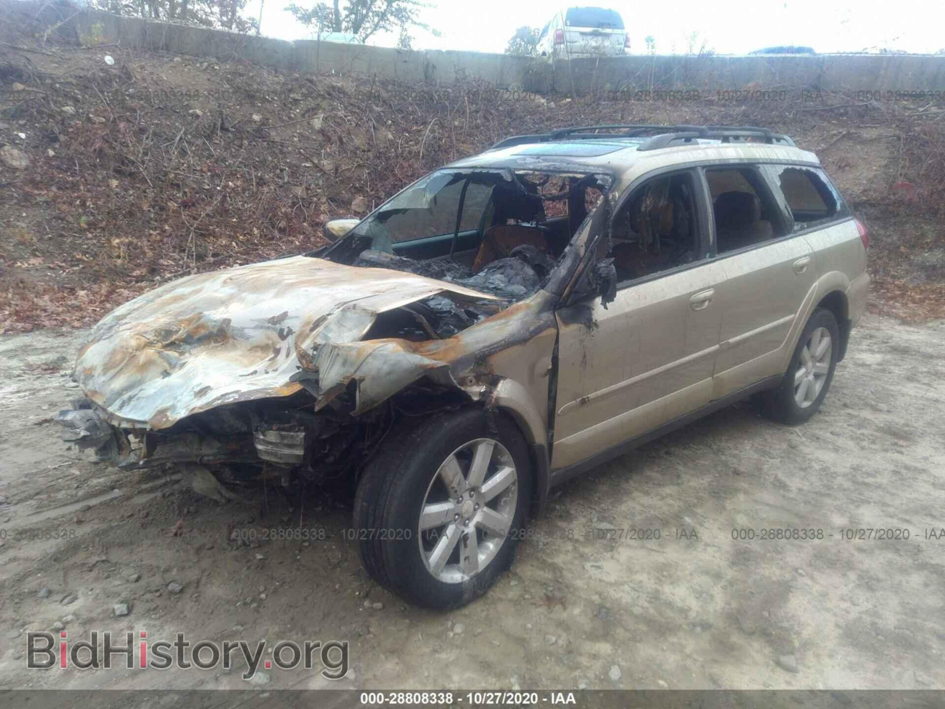 2008 SUBARU OUTBACK - VIN: 4S4BP62CX87306460 - Фото 2