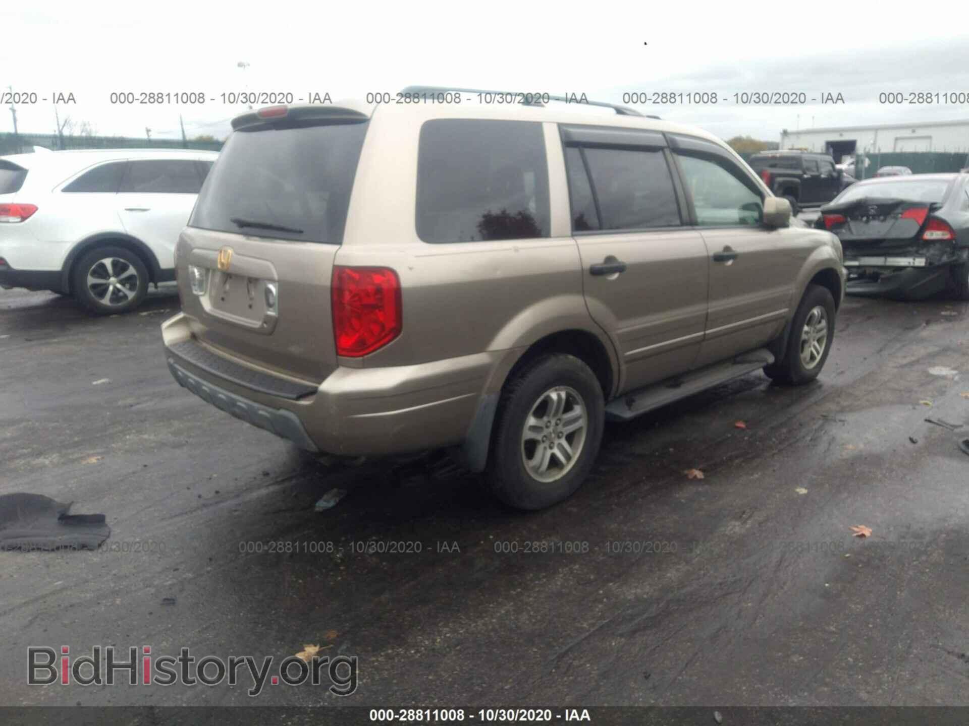 2005 HONDA PILOT - VIN: 5FNYF18565B042270 - Фото 4