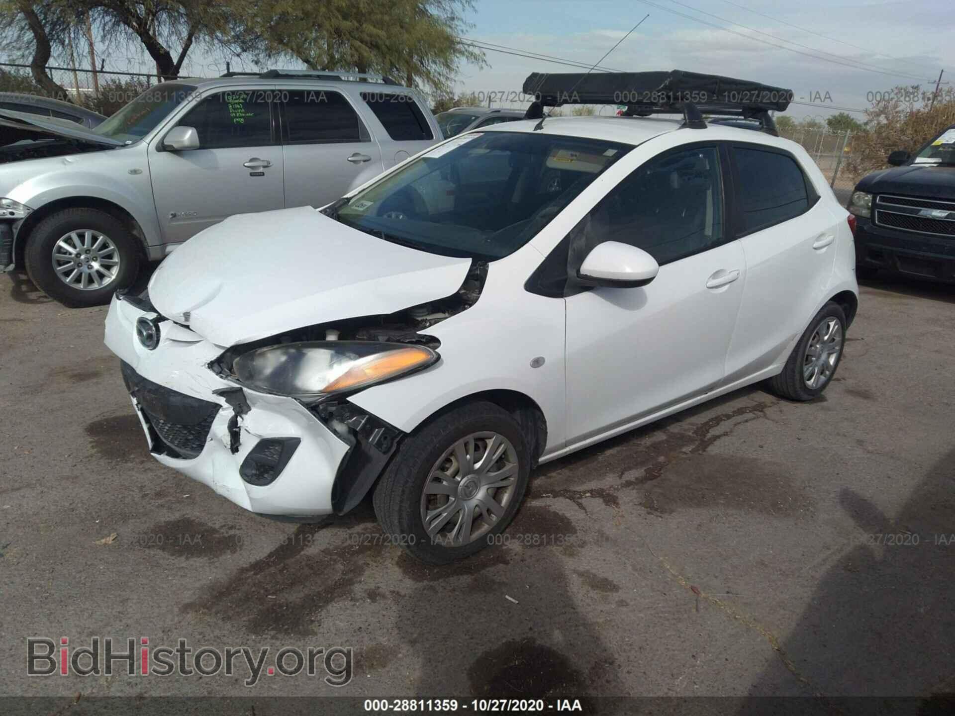 2012 MAZDA MAZDA2 - VIN: JM1DE1KZ1C0131253 - Фото 2