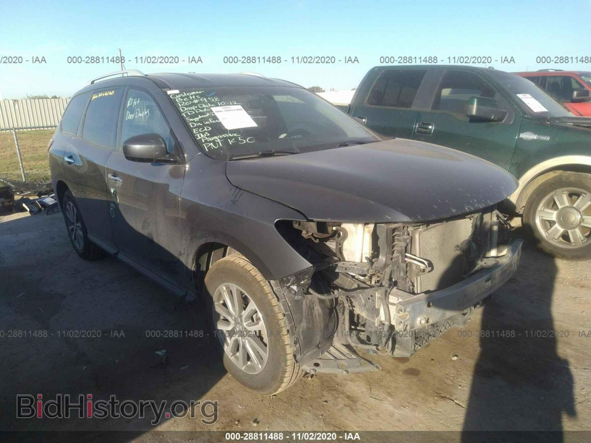 Photo 5N1AR2MN0DC607222 - NISSAN PATHFINDER 2013