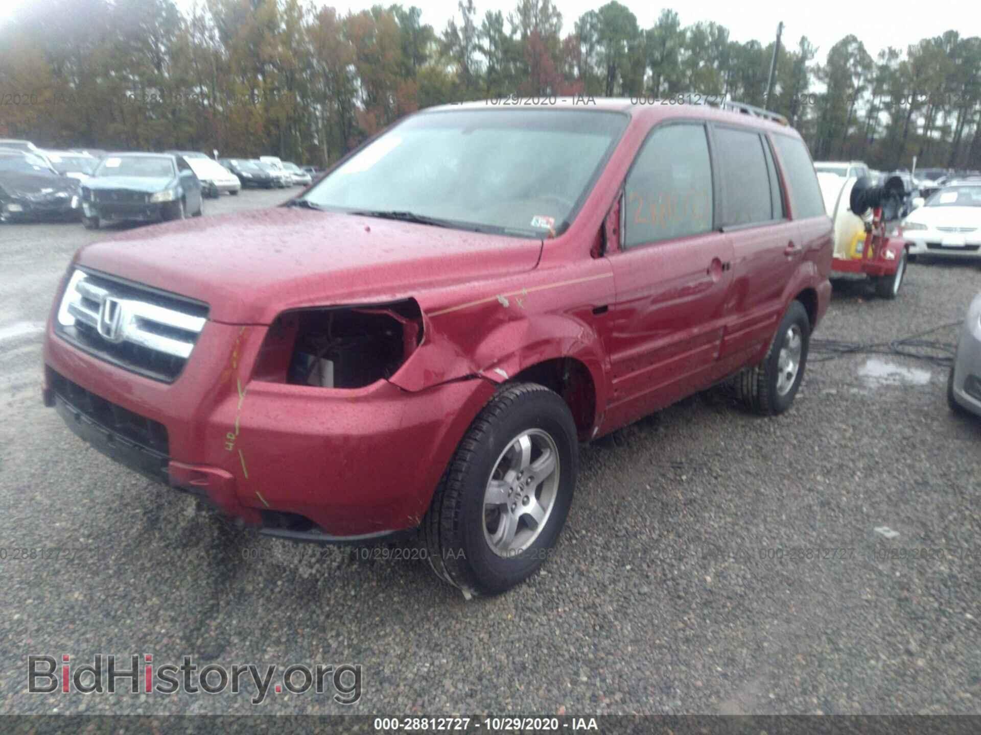 2006 HONDA PILOT - VIN: 5FNYF185X6B020712 - Фото 2