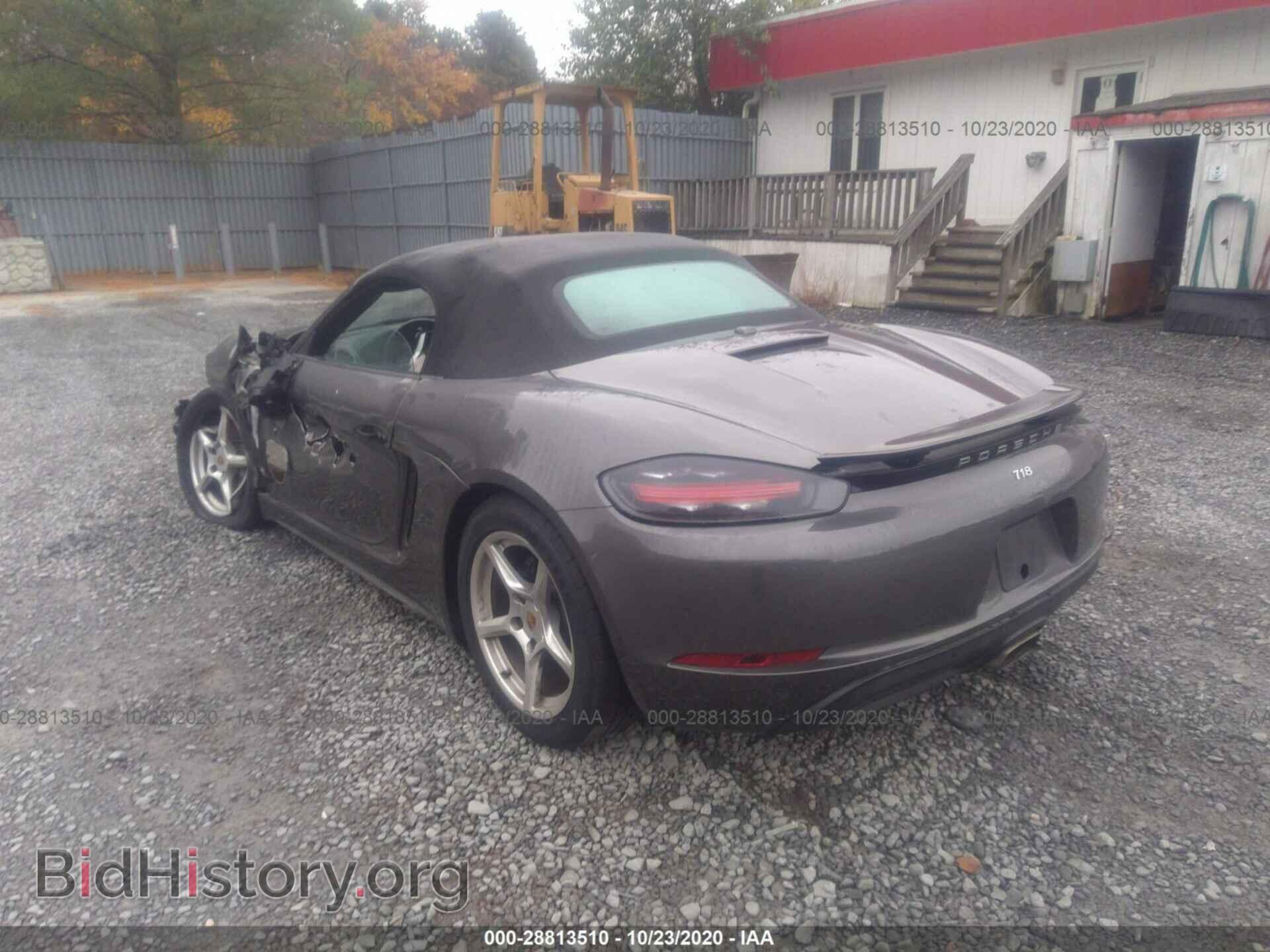 2017 PORSCHE 718 BOXSTER - VIN: WP0CA2A86HS220155 - Фото 3