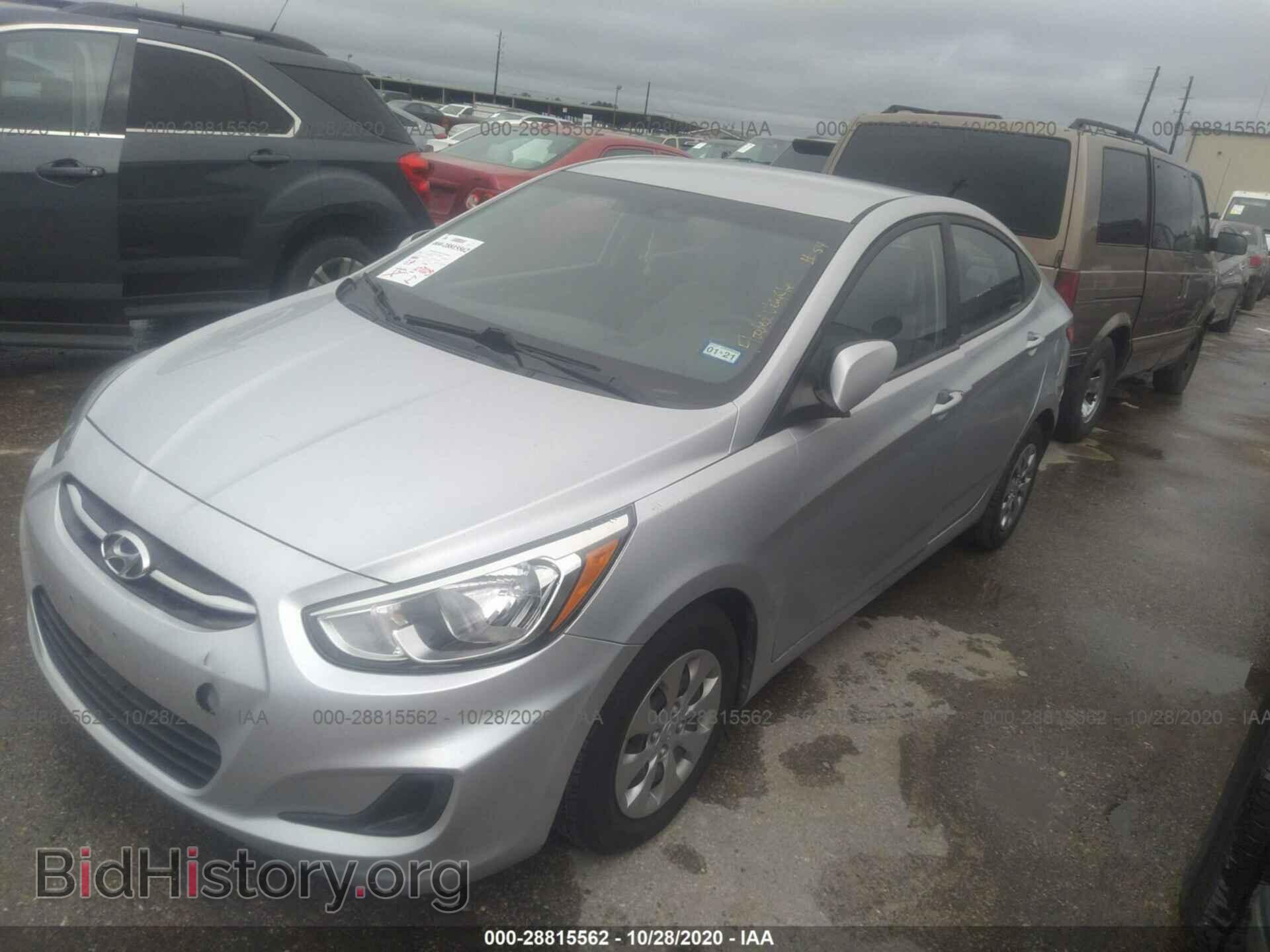 2016 HYUNDAI ACCENT - VIN: KMHCT4AE8GU114641 - Фото 2
