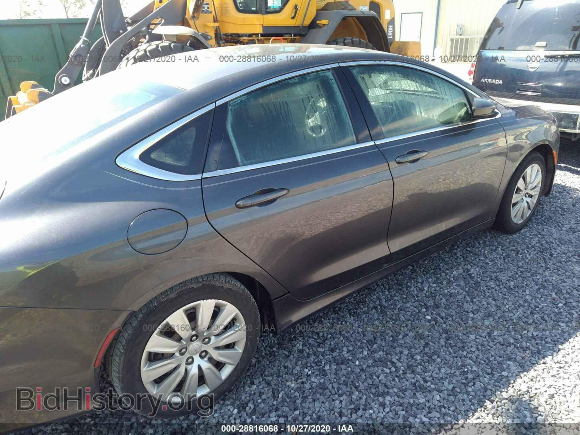 2016 CHRYSLER 200 - VIN: 1C3CCCFB6GN107439 - Фото 4
