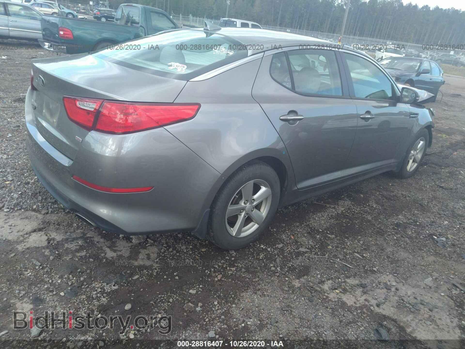 2015 KIA OPTIMA - VIN: 5XXGM4A76FG352772 - Фото 4