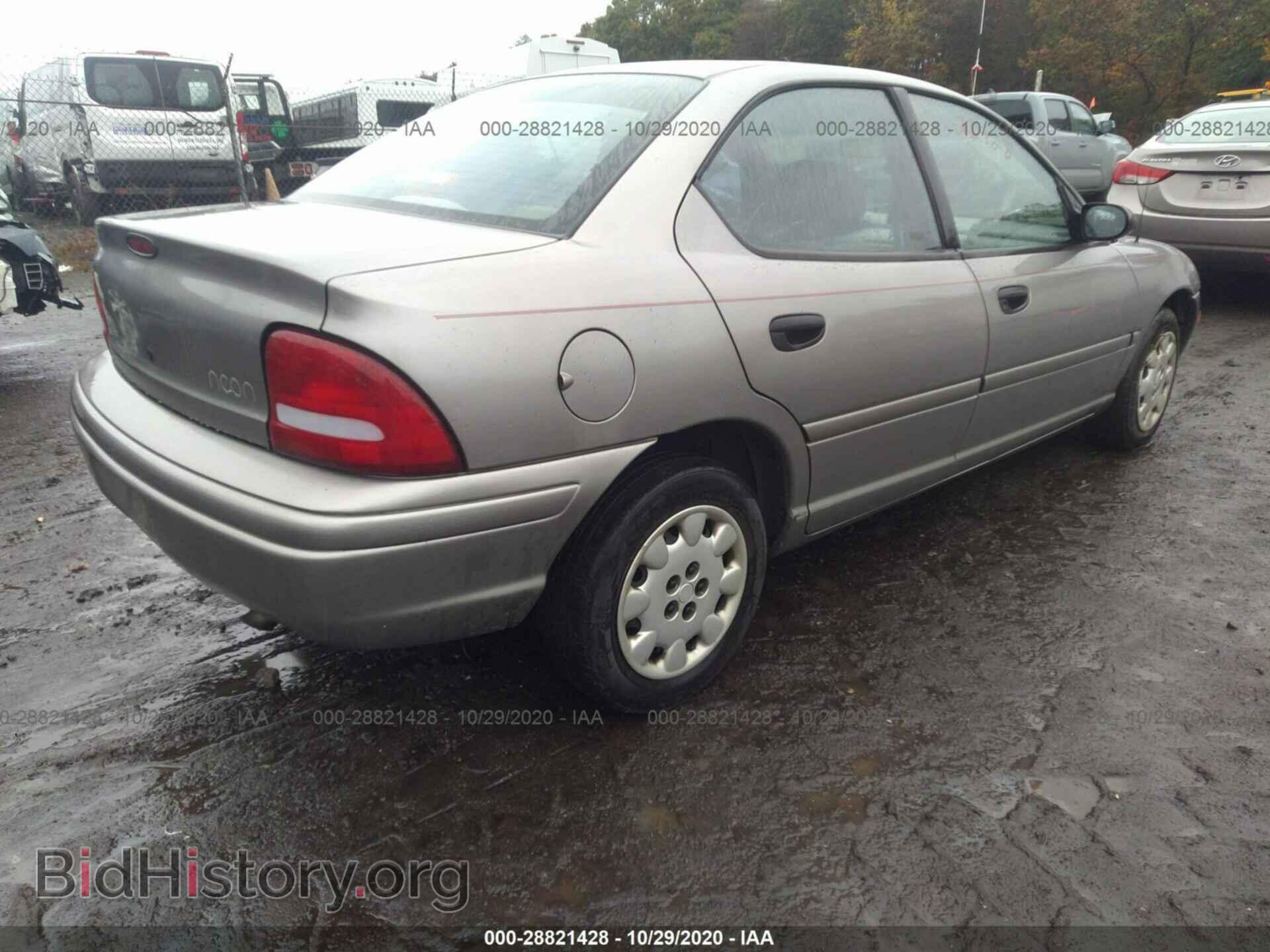 1999 DODGE NEON - VIN: 3B3ES47C5XT531622 - Фото 4