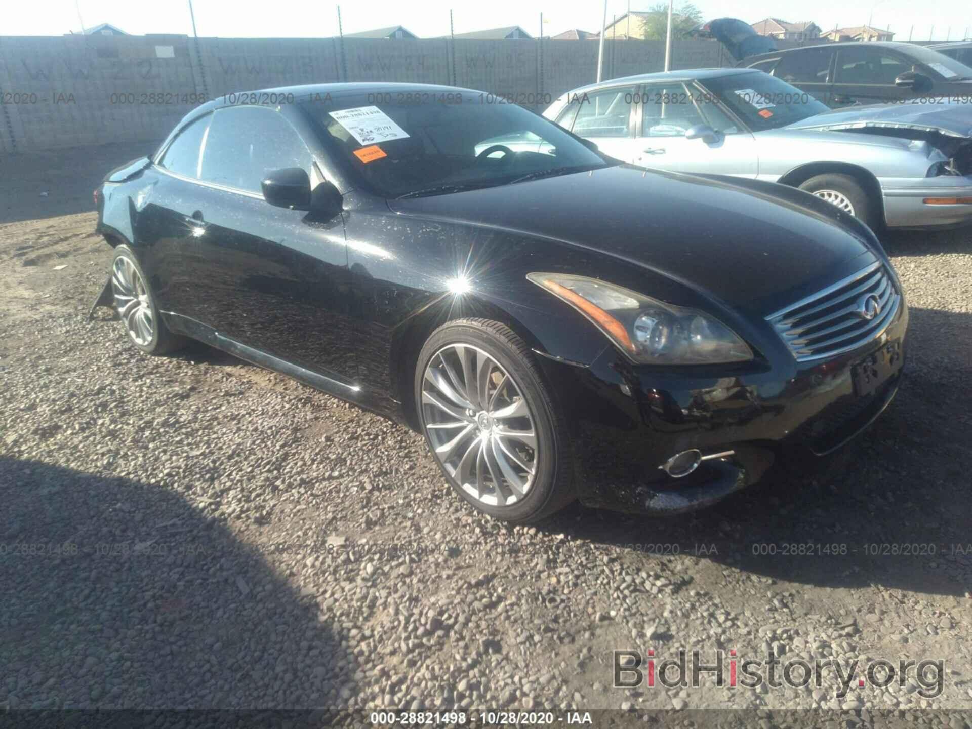 Photo JN1CV6FE1BM951553 - INFINITI G37 CONVERTIBLE 2011