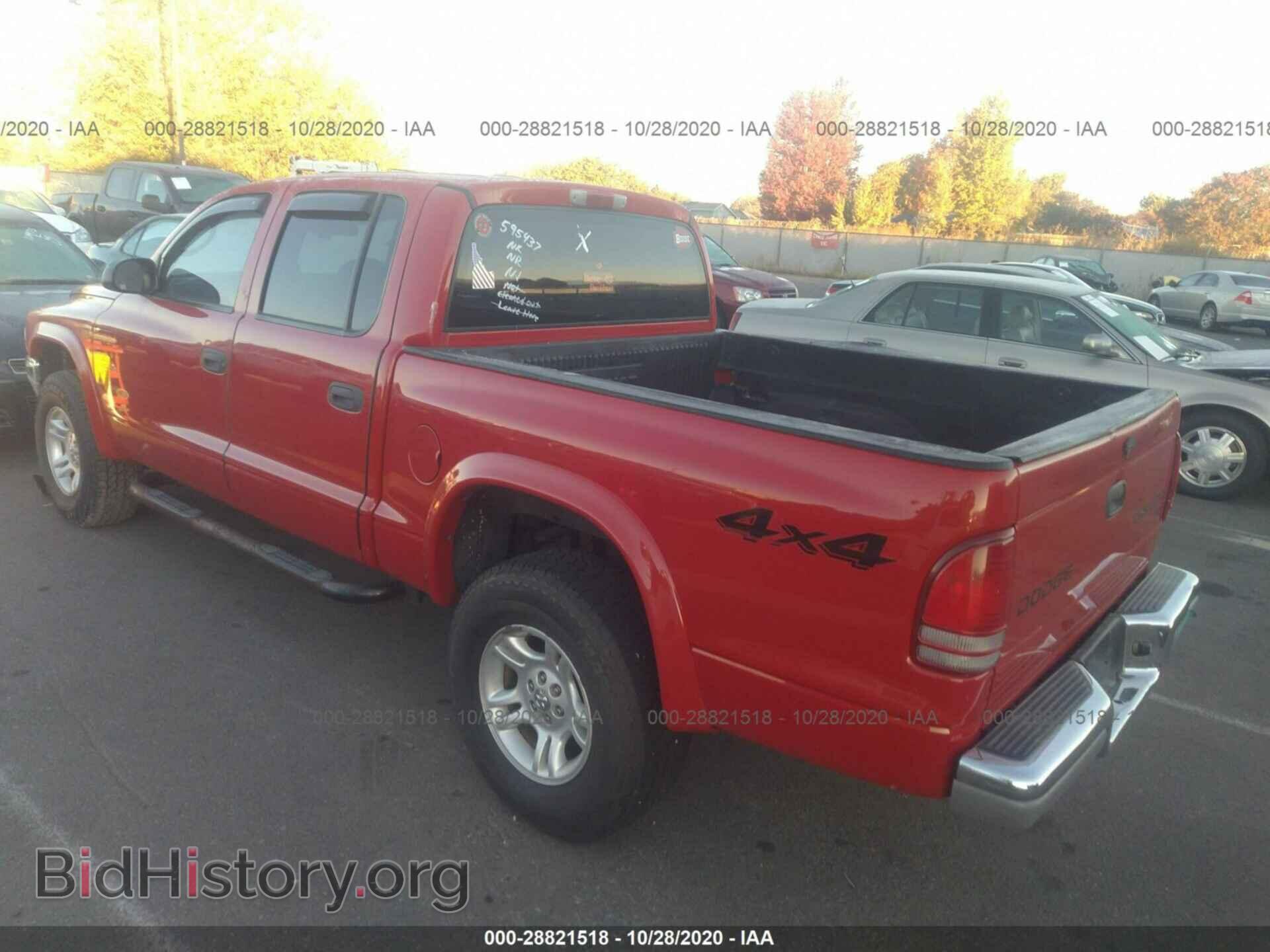 2004 DODGE DAKOTA - VIN: 1D7HG48N04S595437 - Фото 3