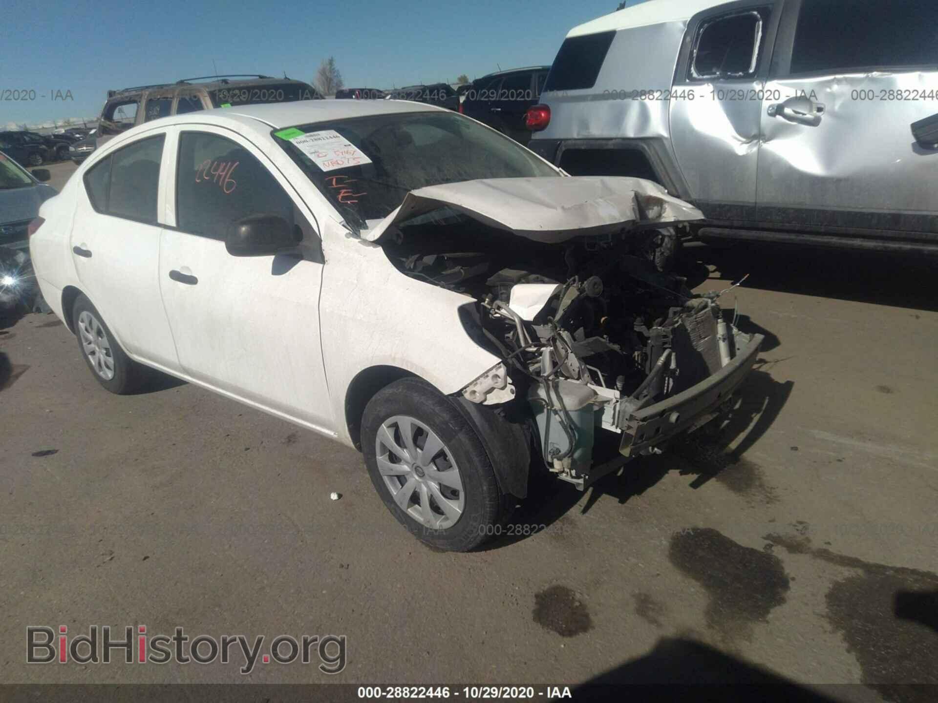Фотография 3N1CN7AP0EL839419 - NISSAN VERSA 2014
