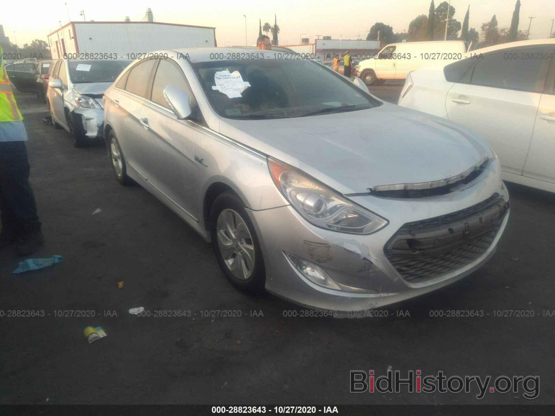 Photo KMHEC4A40DA074553 - HYUNDAI SONATA HYBRID 2013