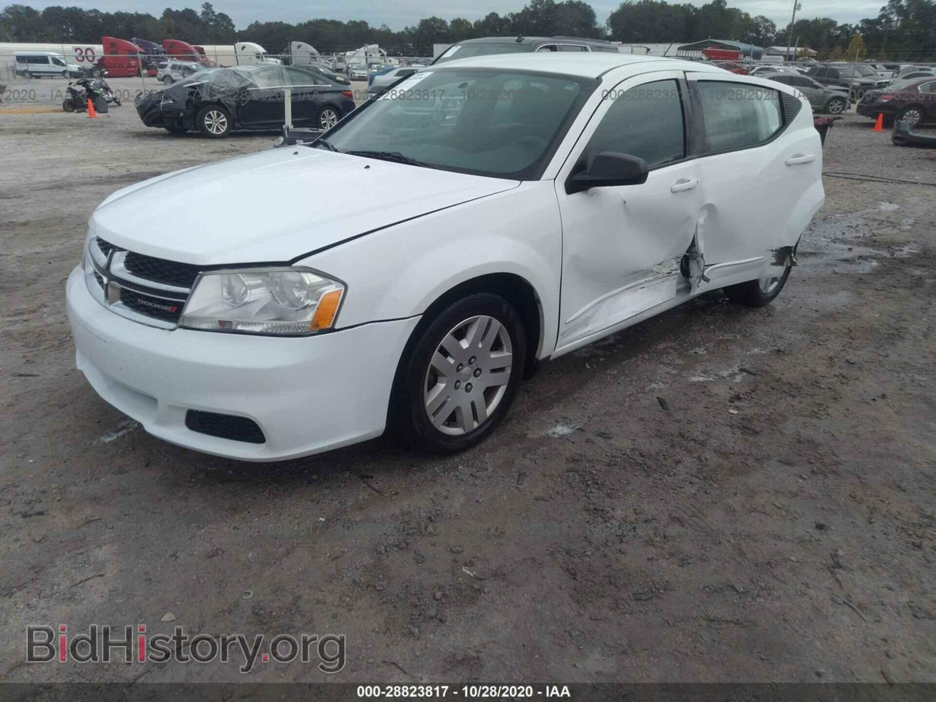 2013 DODGE AVENGER - VIN: 1C3CDZAB9DN591044 - Фото 2