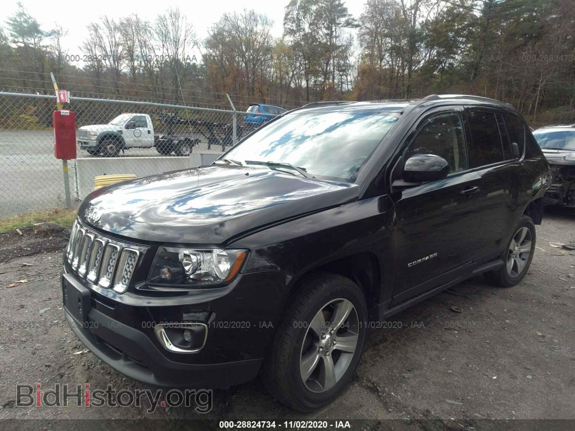 2016 JEEP COMPASS - VIN: 1C4NJDEB4GD572504 - Фото 2