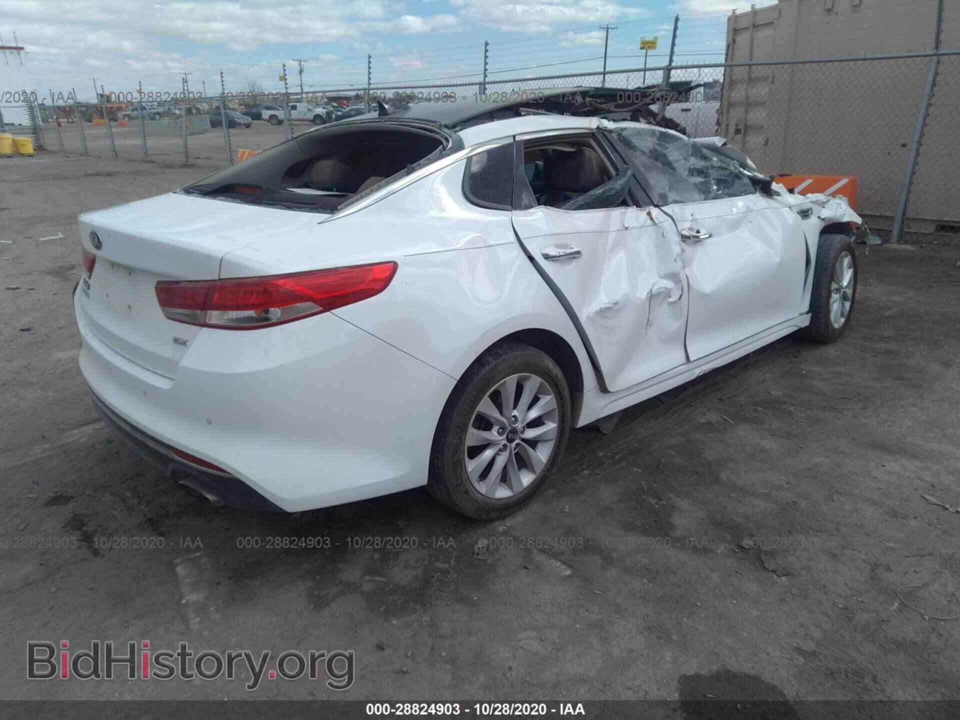 2016 KIA OPTIMA - VIN: 5XXGU4L3XGG091111 - Фото 4