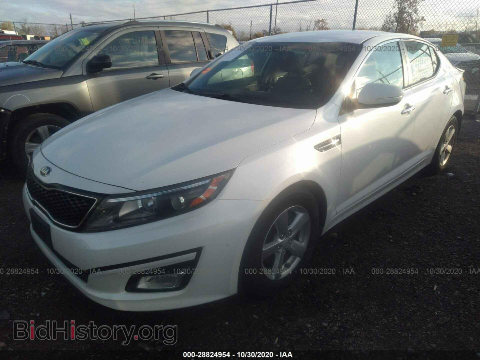 2015 KIA OPTIMA - VIN: KNAGM4A70F5606235 - Фото 2