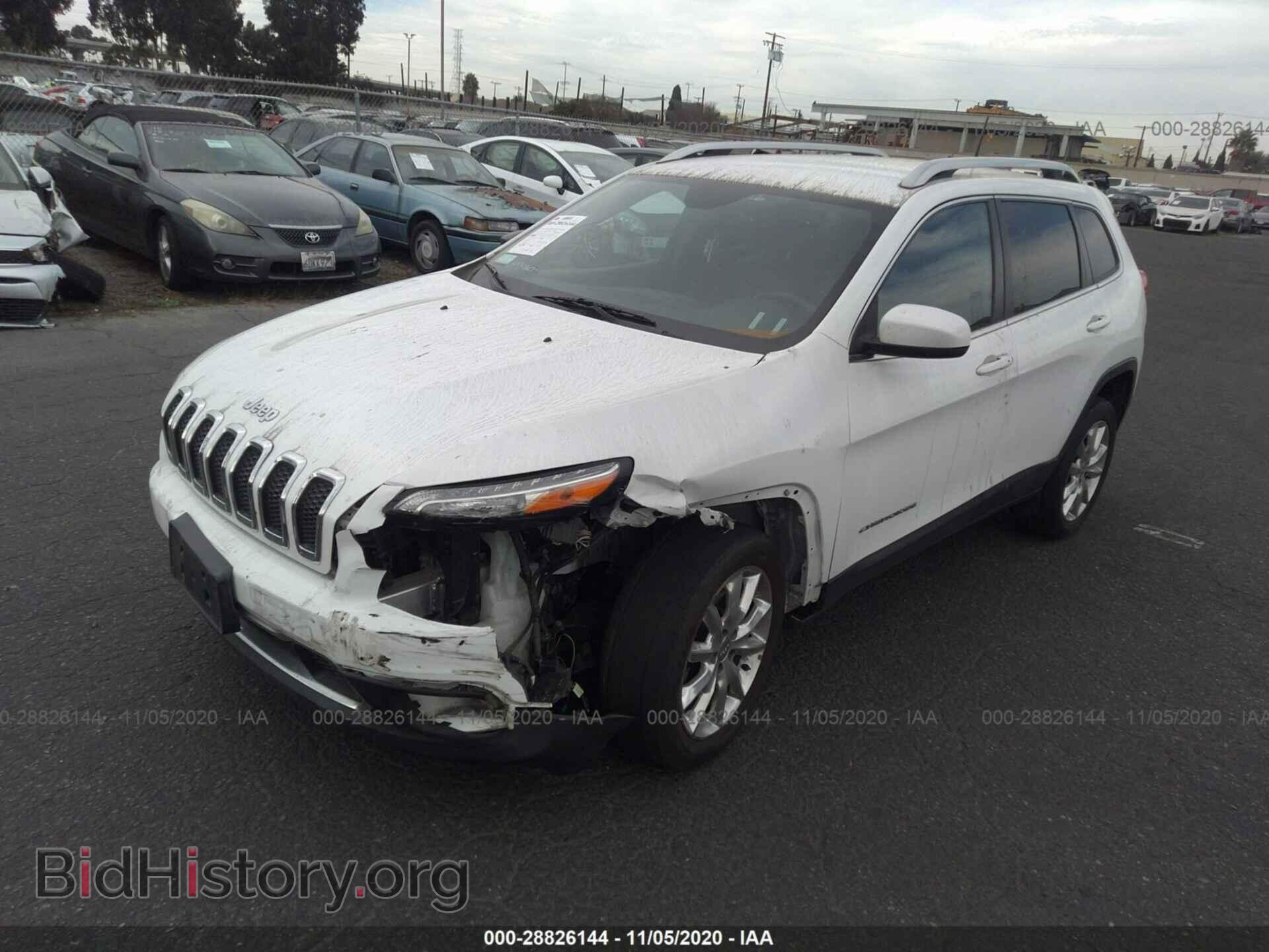 2016 JEEP CHEROKEE - VIN: 1C4PJLDB7GW229663 - Фото 2