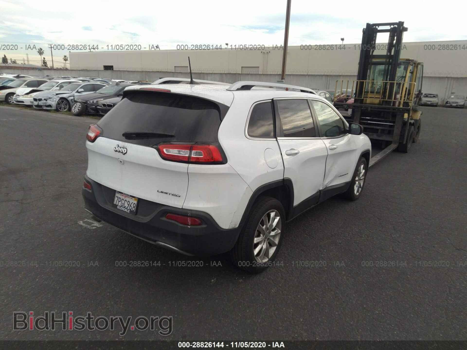 2016 JEEP CHEROKEE - VIN: 1C4PJLDB7GW229663 - Фото 4