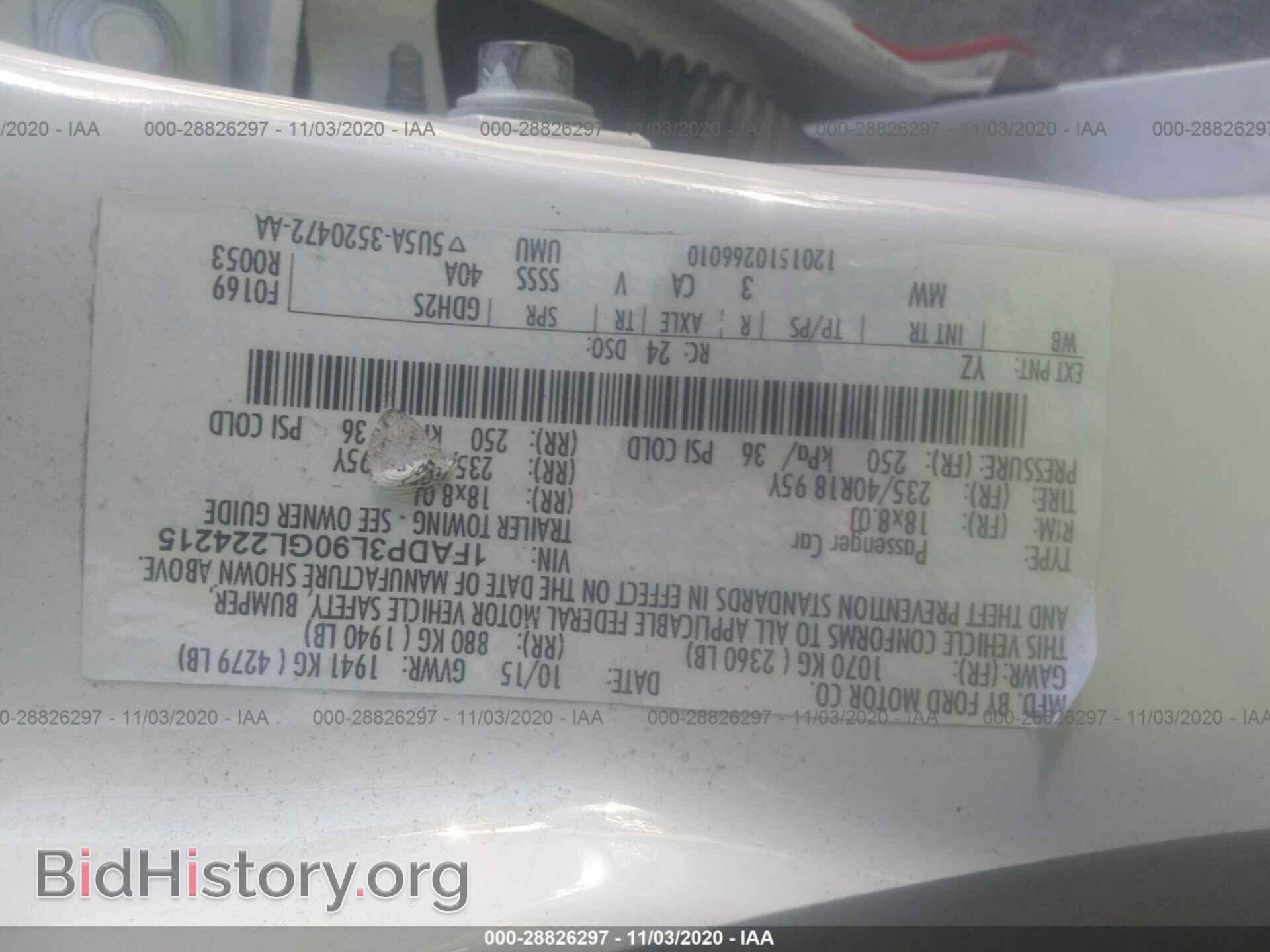 2016 FORD FOCUS - VIN: 1FADP3L90GL224215 - Photo 9