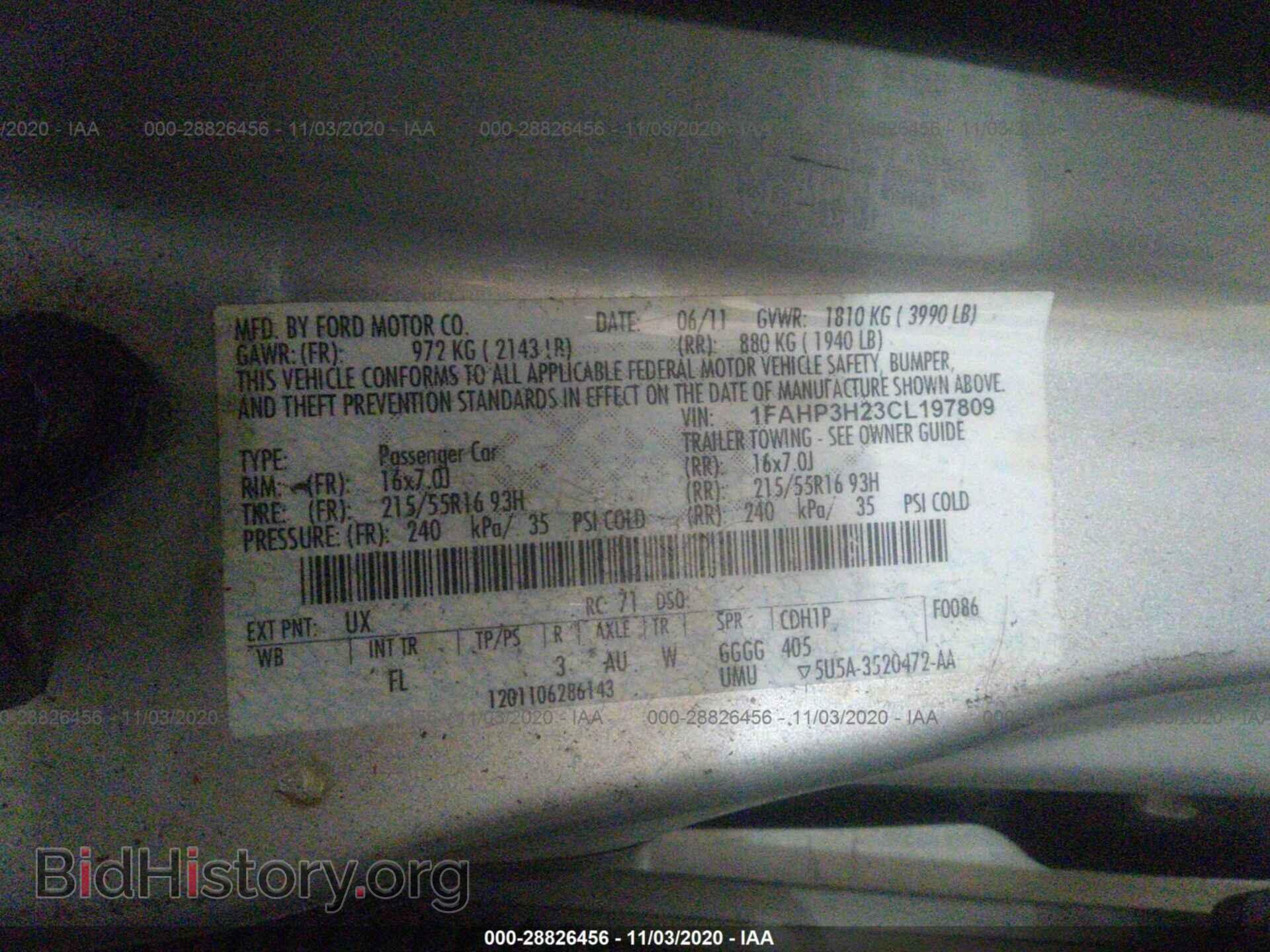 2012 FORD FOCUS - VIN: 1FAHP3H23CL197809 - Photo 9