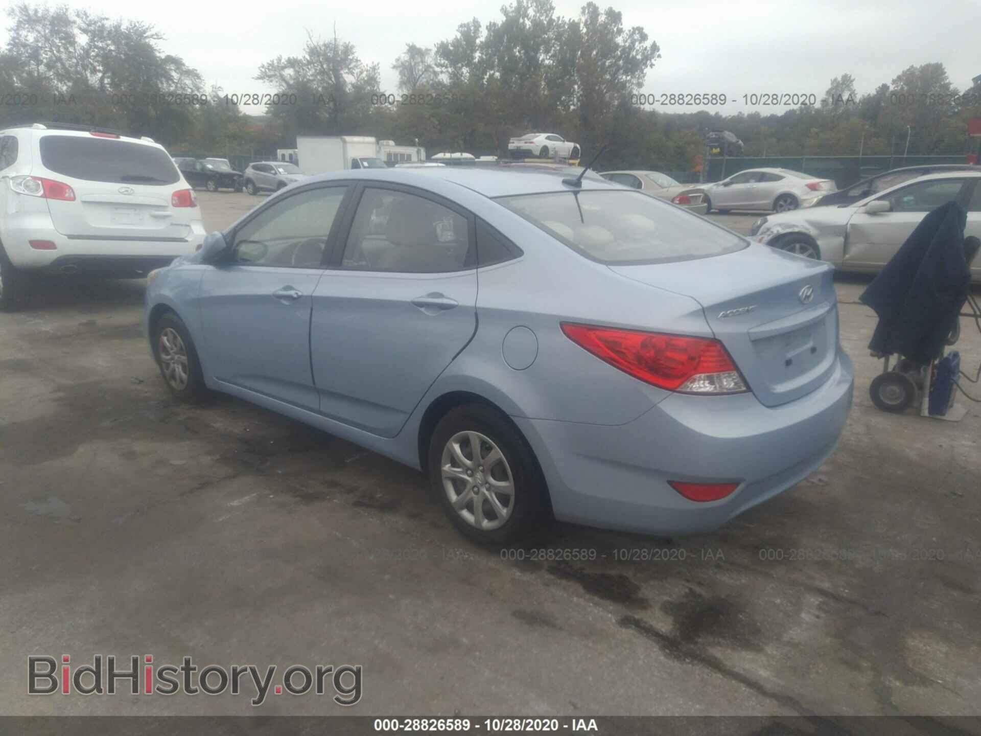 2014 HYUNDAI ACCENT - VIN: KMHCT4AE4EU720340 - Фото 3
