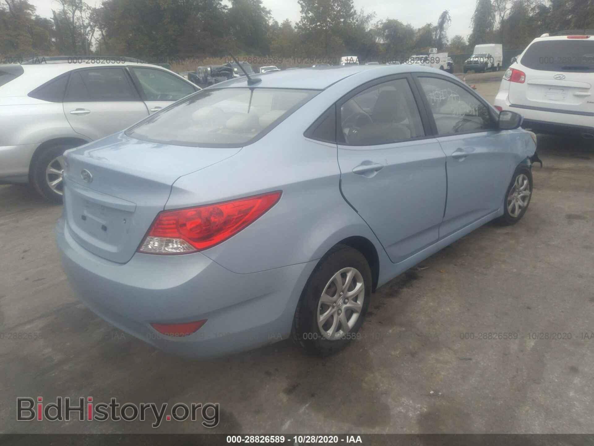 2014 HYUNDAI ACCENT - VIN: KMHCT4AE4EU720340 - Фото 4