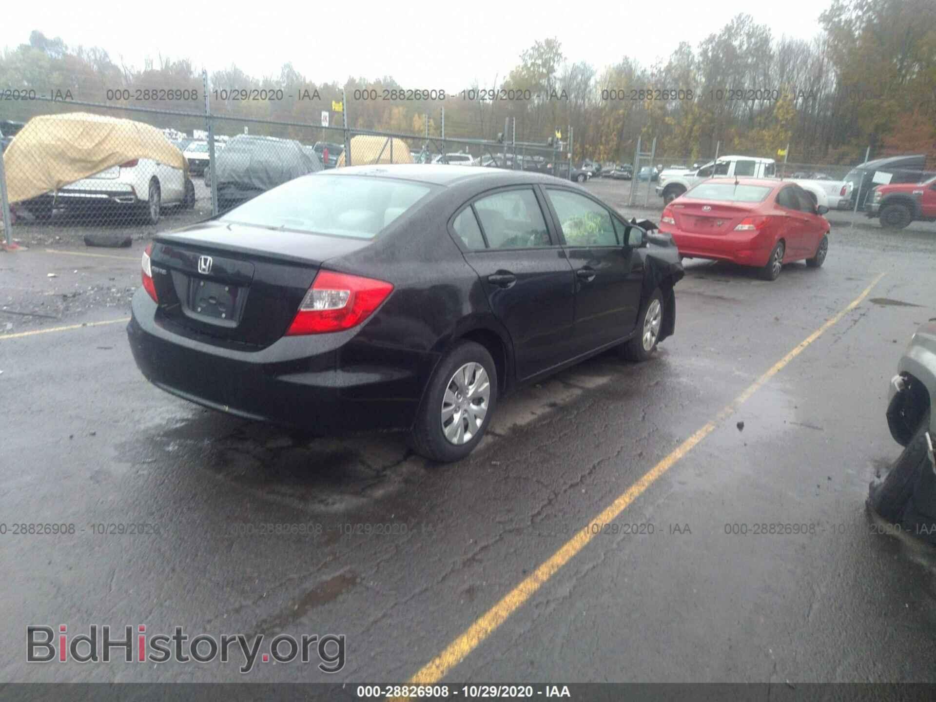2012 HONDA CIVIC SDN - VIN: 2HGFB2F56CH588331 - Фото 4