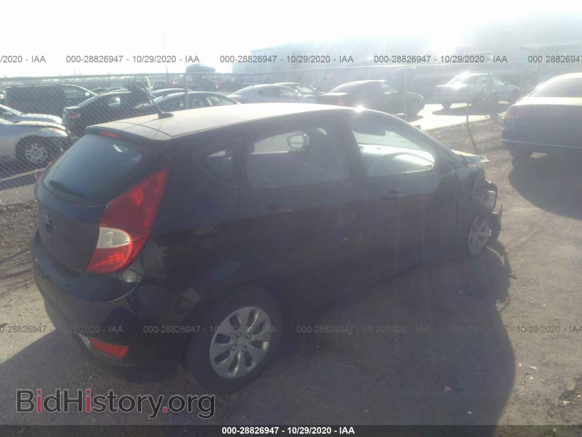 2017 HYUNDAI ACCENT - VIN: KMHCT5AE0HU306062 - Фото 4