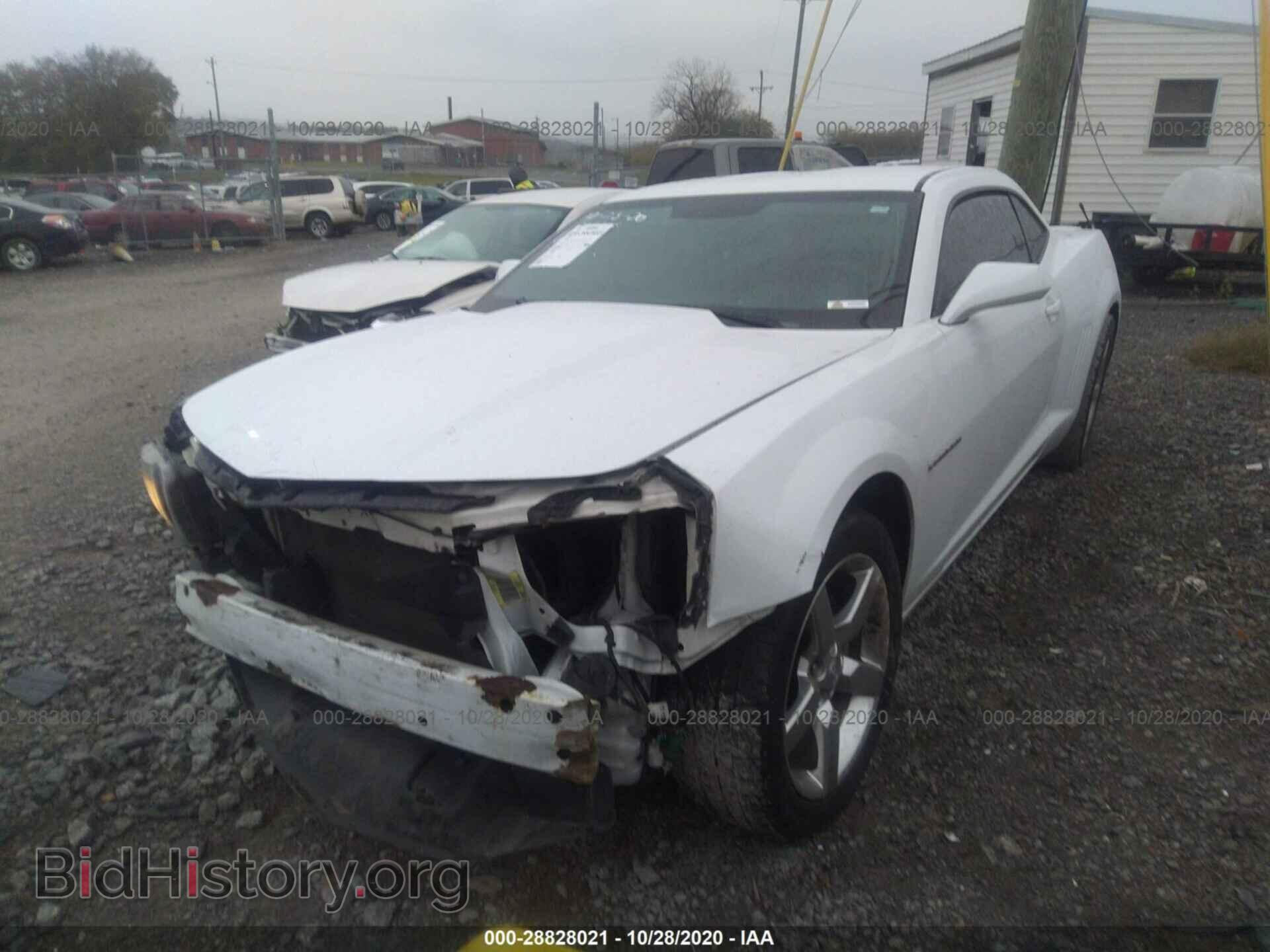 2012 CHEVROLET CAMARO - VIN: 2G1FB1E35C9106847 - Фото 2