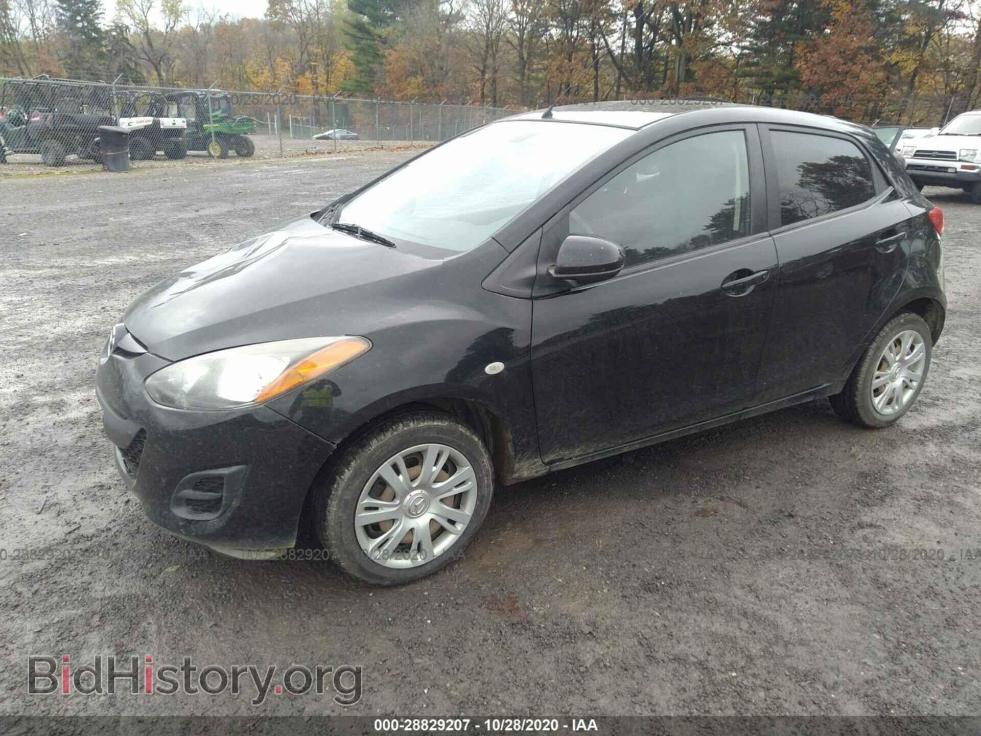 2012 MAZDA MAZDA2 - VIN: JM1DE1KY6C0147407 - Фото 2