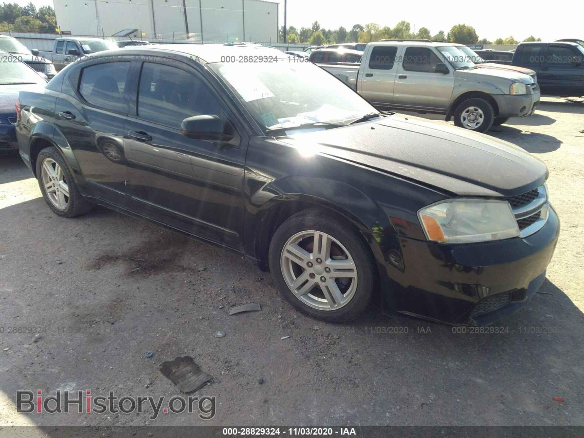 Photo 1C3CDZCB2CN206595 - DODGE AVENGER 2012