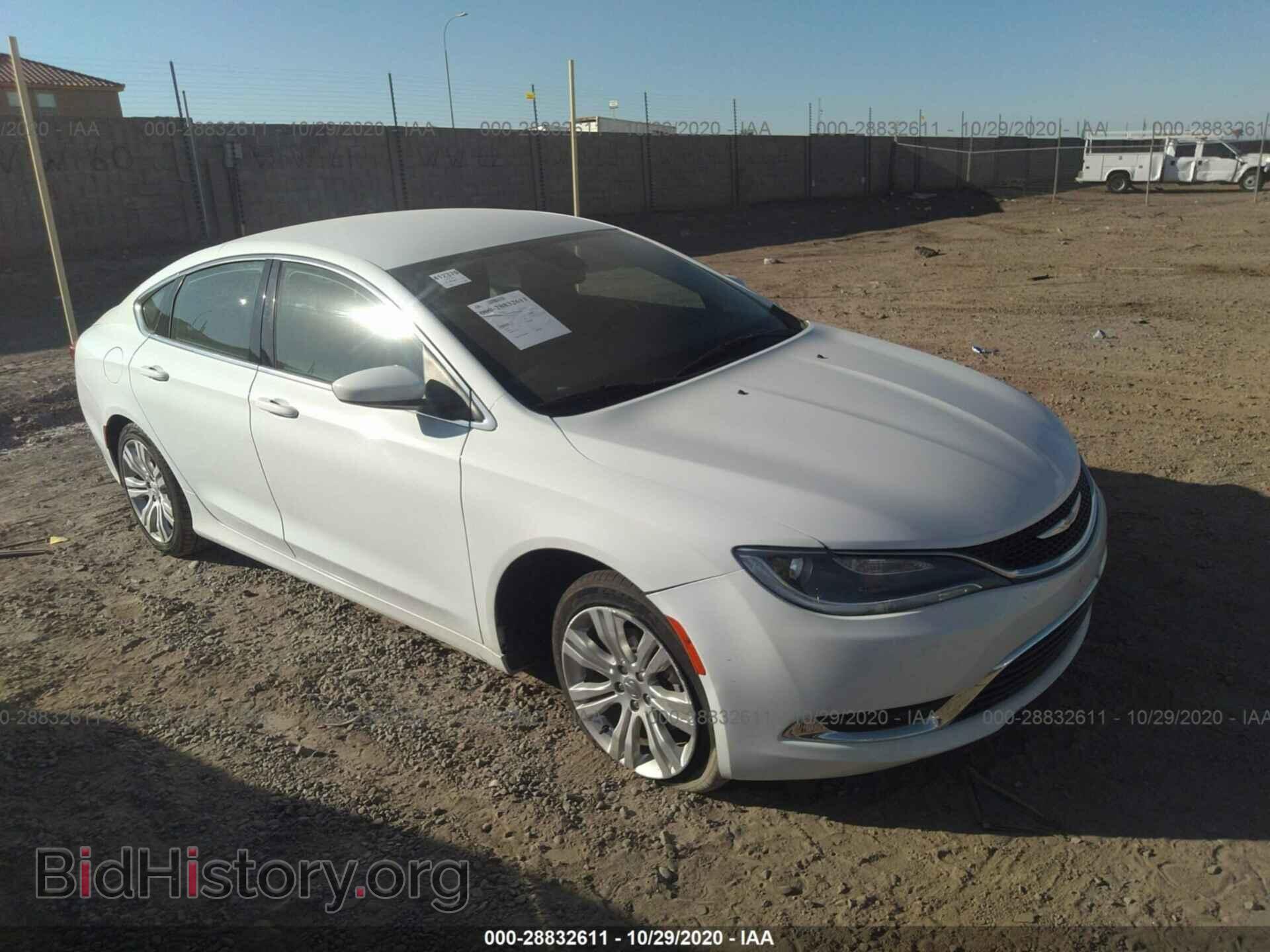 Фотография 1C3CCCAB3FN534700 - CHRYSLER 200 2015
