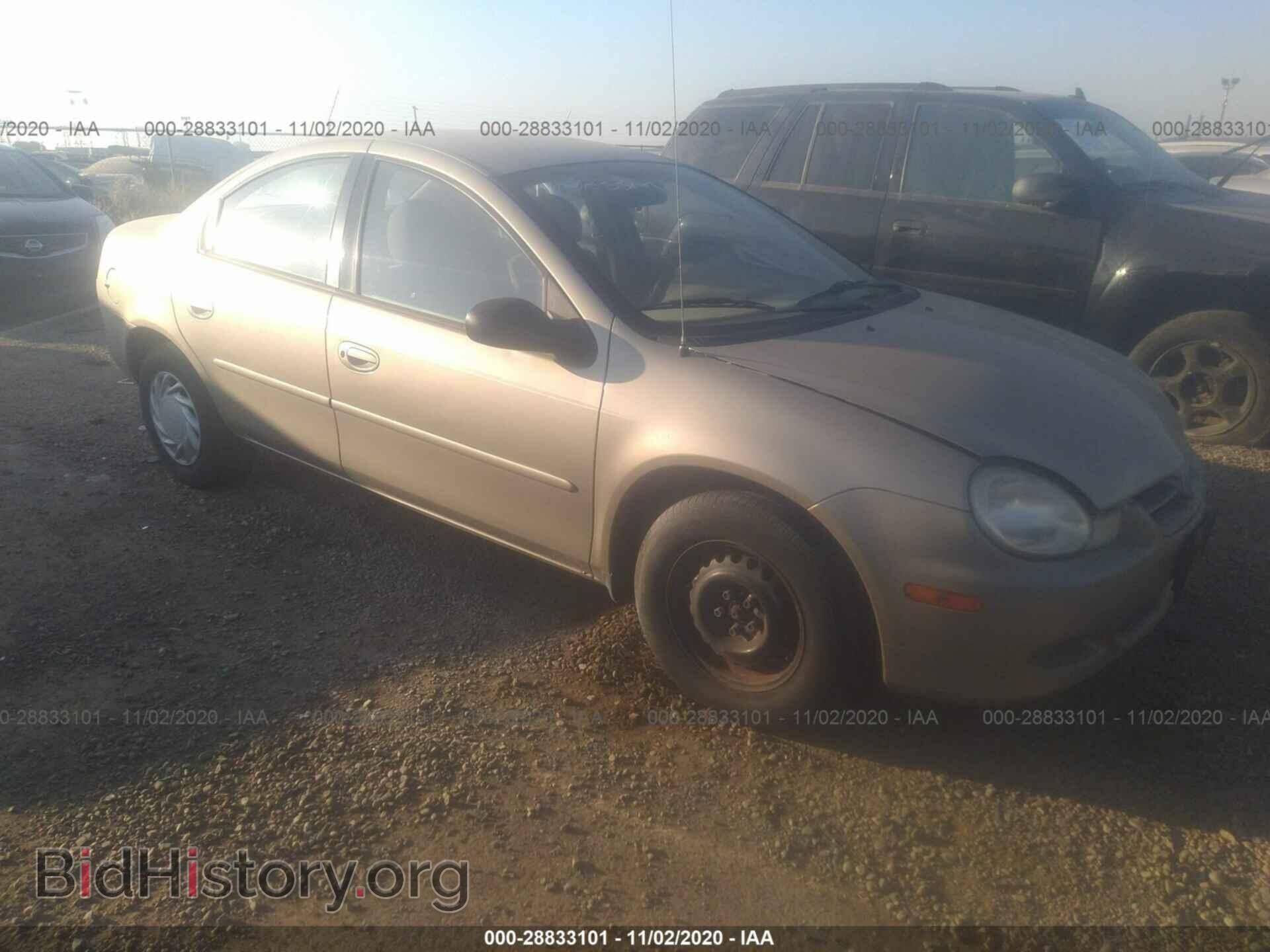 Photo 1B3ES26C82D559600 - DODGE NEON 2002