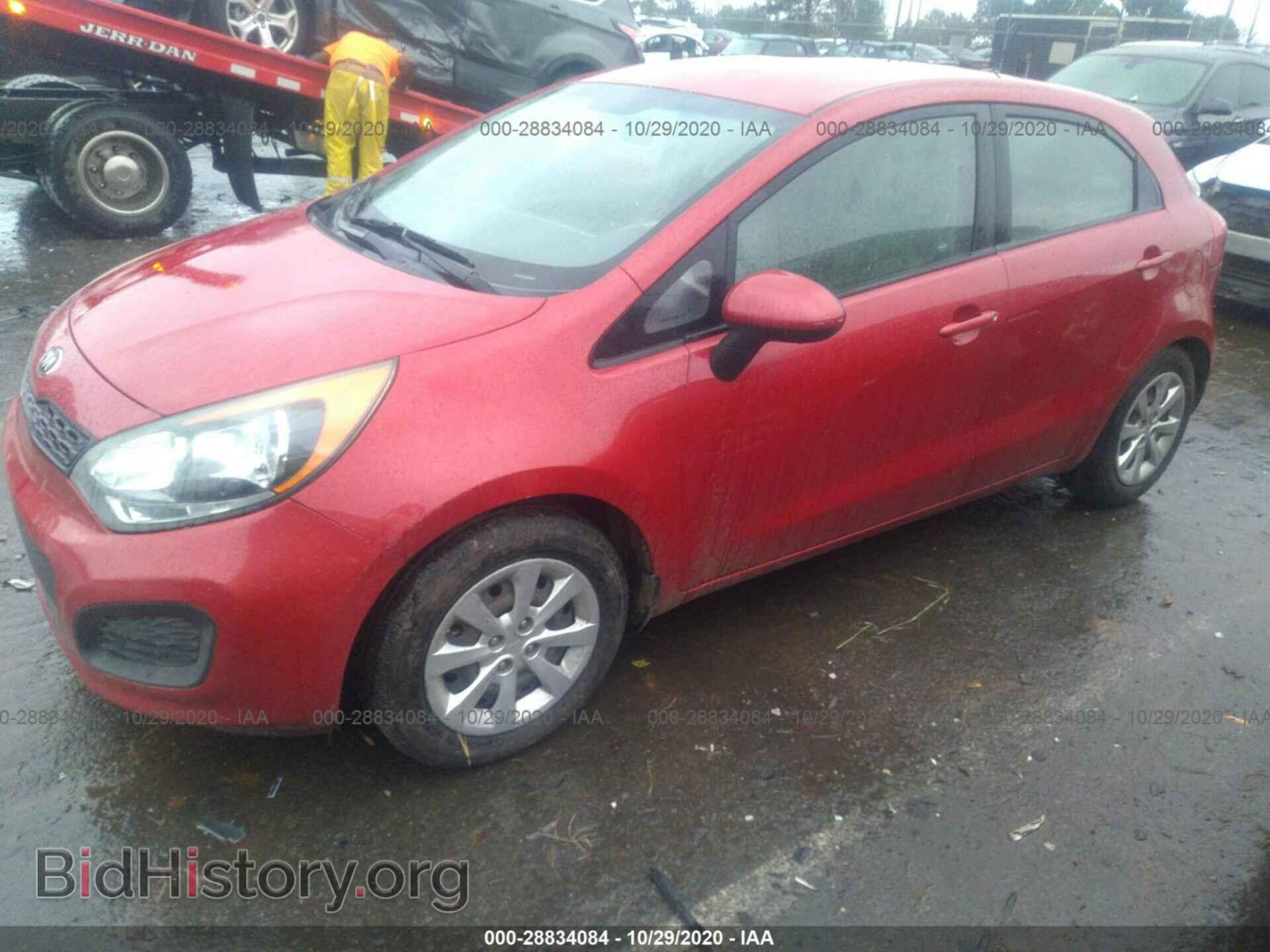 2013 KIA RIO - VIN: KNADM5A38D6228873 - Фото 2