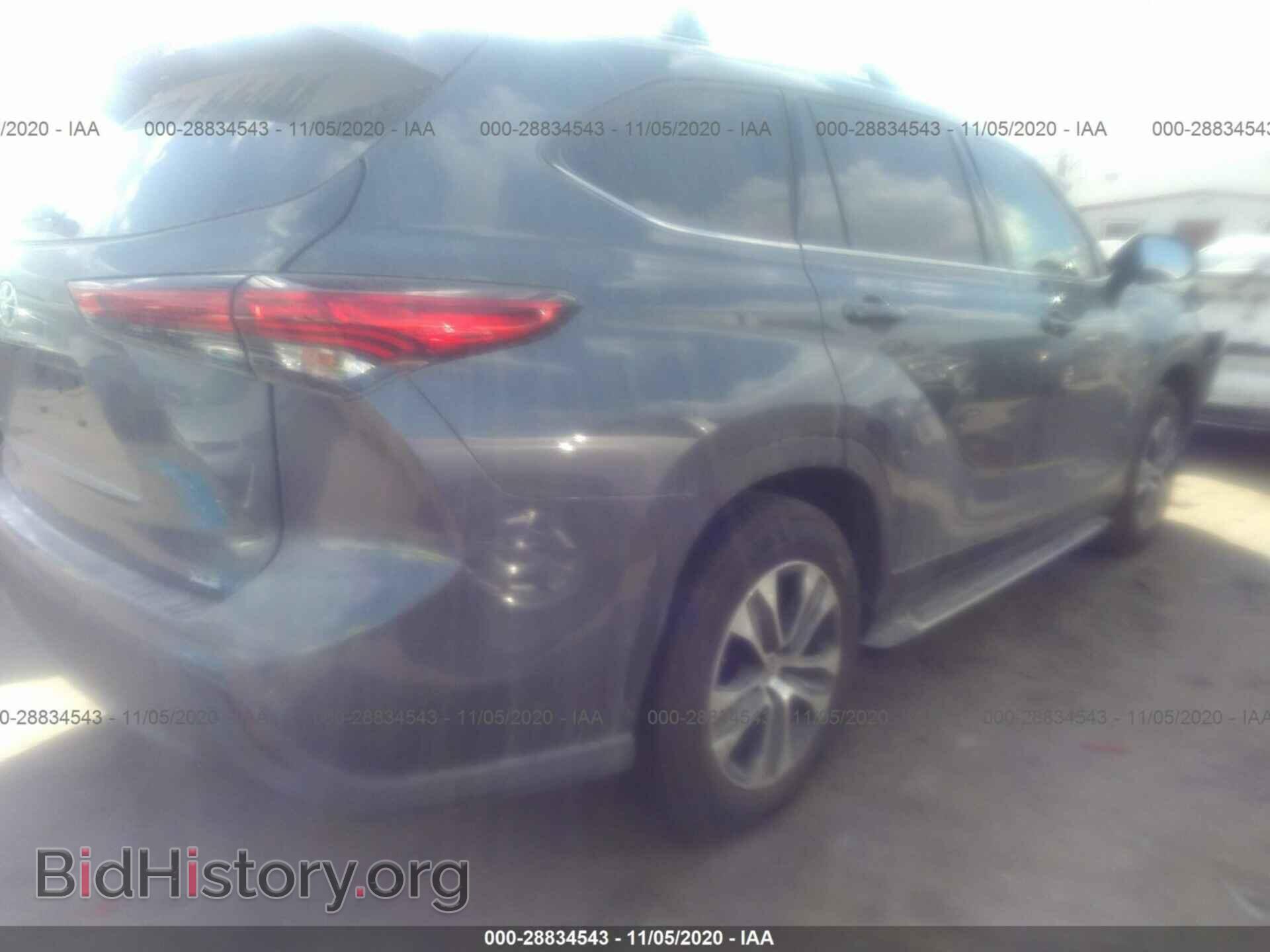 2020 TOYOTA HIGHLANDER - VIN: 5TDGZRAH7LS509727 - Фото 4