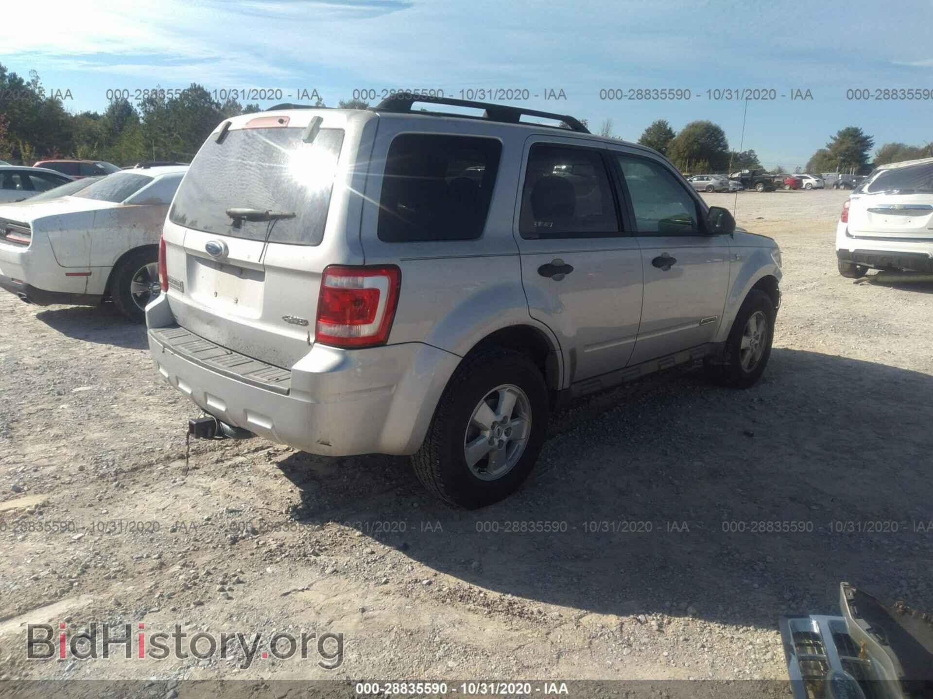 2008 FORD ESCAPE - VIN: 1FMCU93138KB33549 - Фото 4