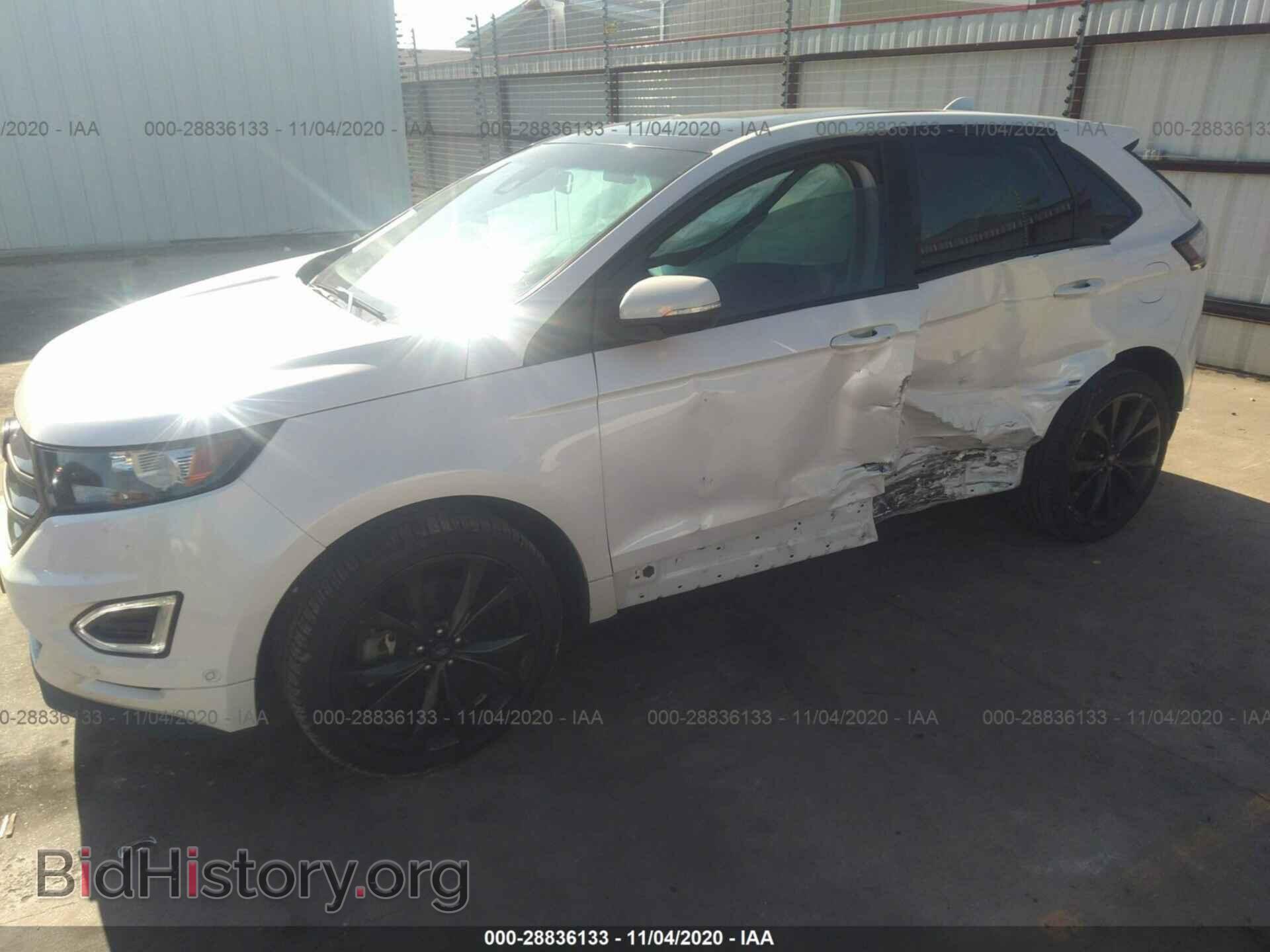 2015 FORD EDGE - VIN: 2FMPK3AP3FBC11444 - Фото 2