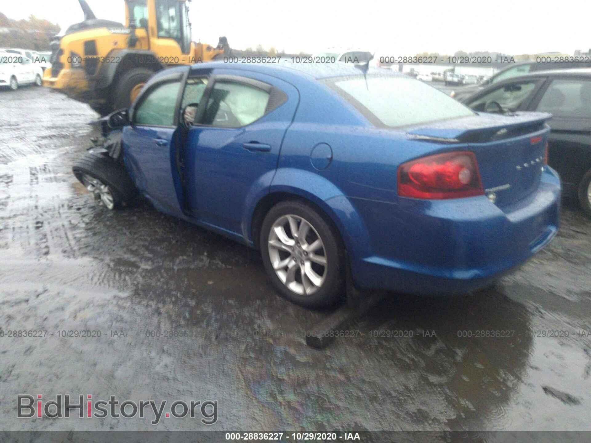 2014 DODGE AVENGER - VIN: 1C3CDZBGXEN154424 - Фото 3