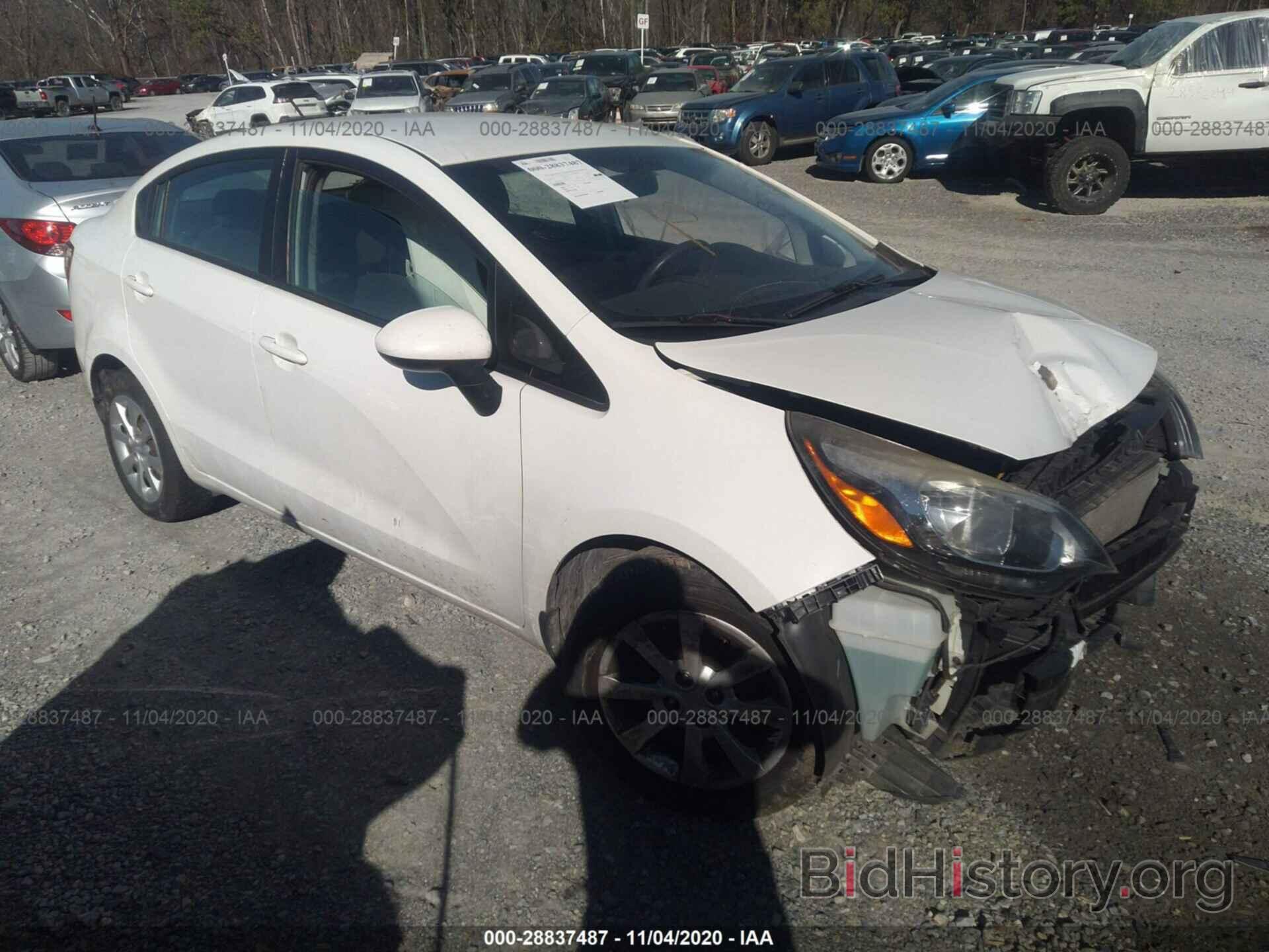 Photo KNADM4A32C6056137 - KIA RIO 2012