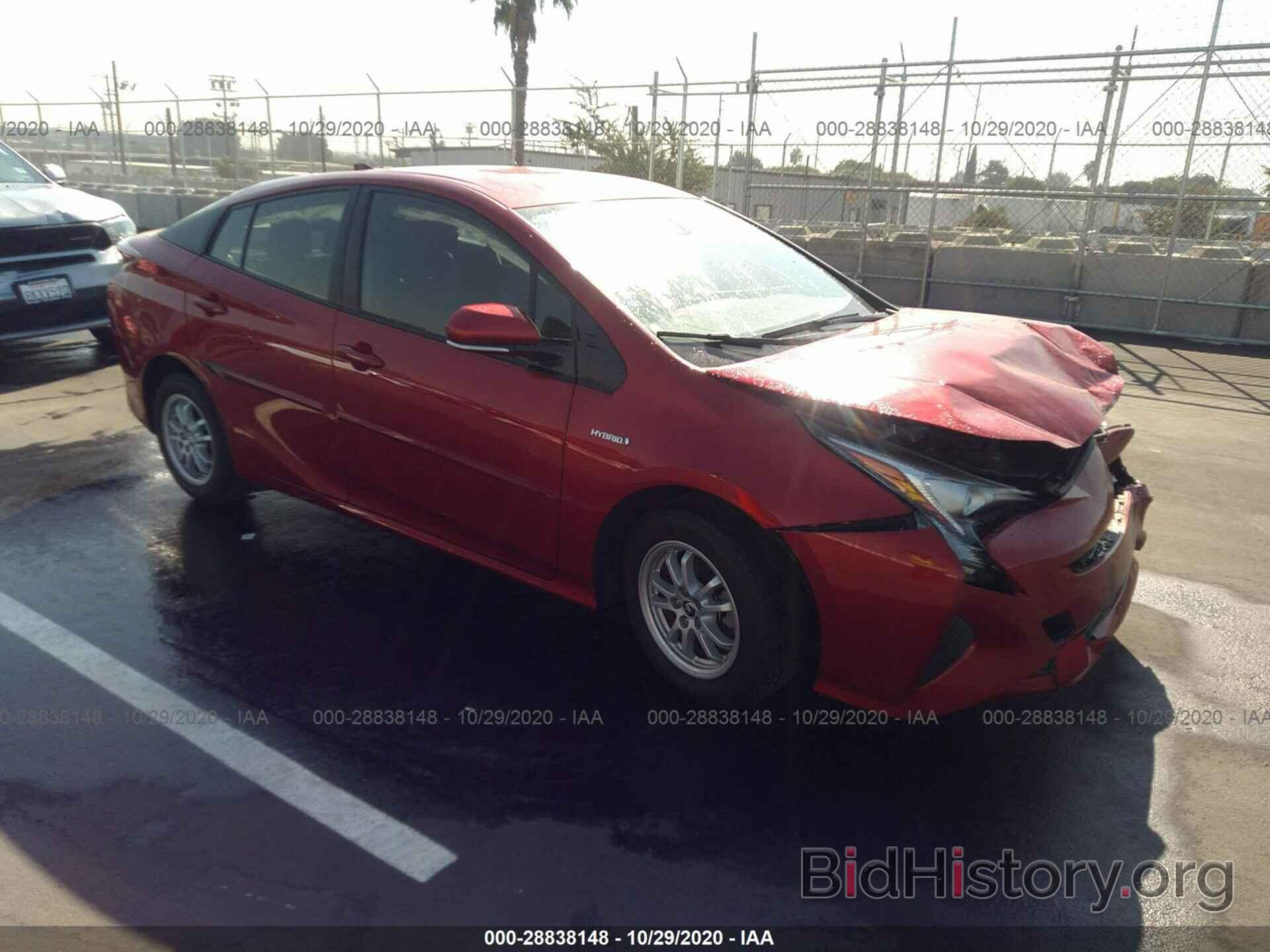 Photo JTDKBRFU0J3599886 - TOYOTA PRIUS 2018