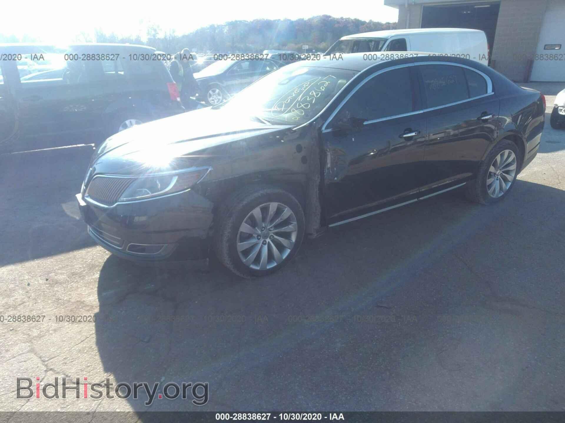 2013 LINCOLN MKS - VIN: 1LNHL9EK6DG611040 - Фото 2