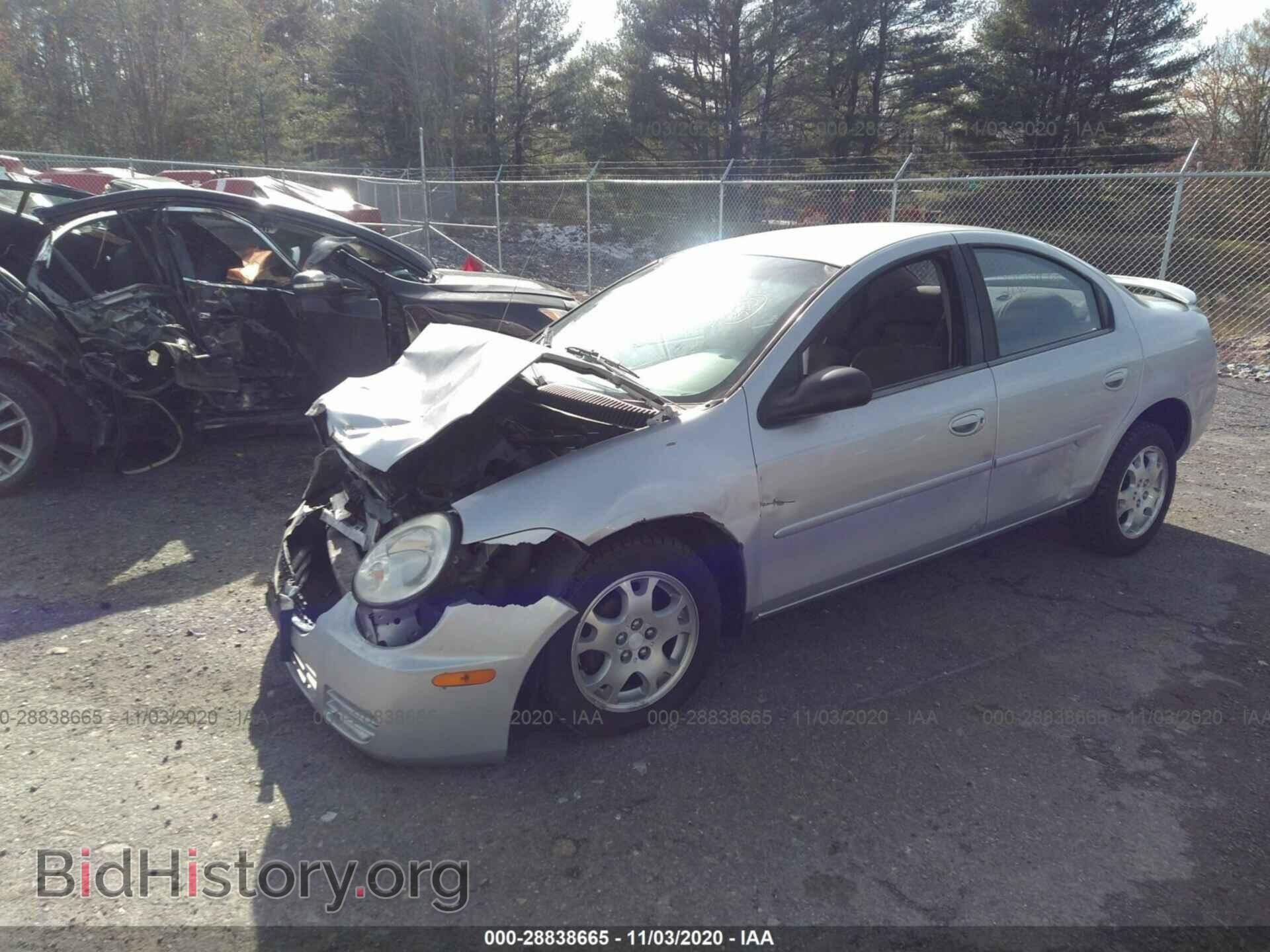 2005 DODGE NEON - VIN: 1B3ES56C25D165029 - Фото 2
