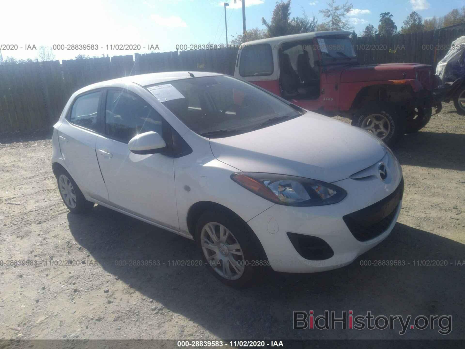 Photo JM1DE1KZXC0147810 - MAZDA MAZDA2 2012