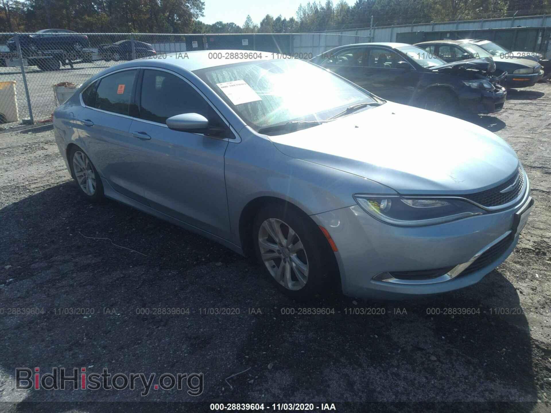 Фотография 1C3CCCAB1FN724334 - CHRYSLER 200 2015