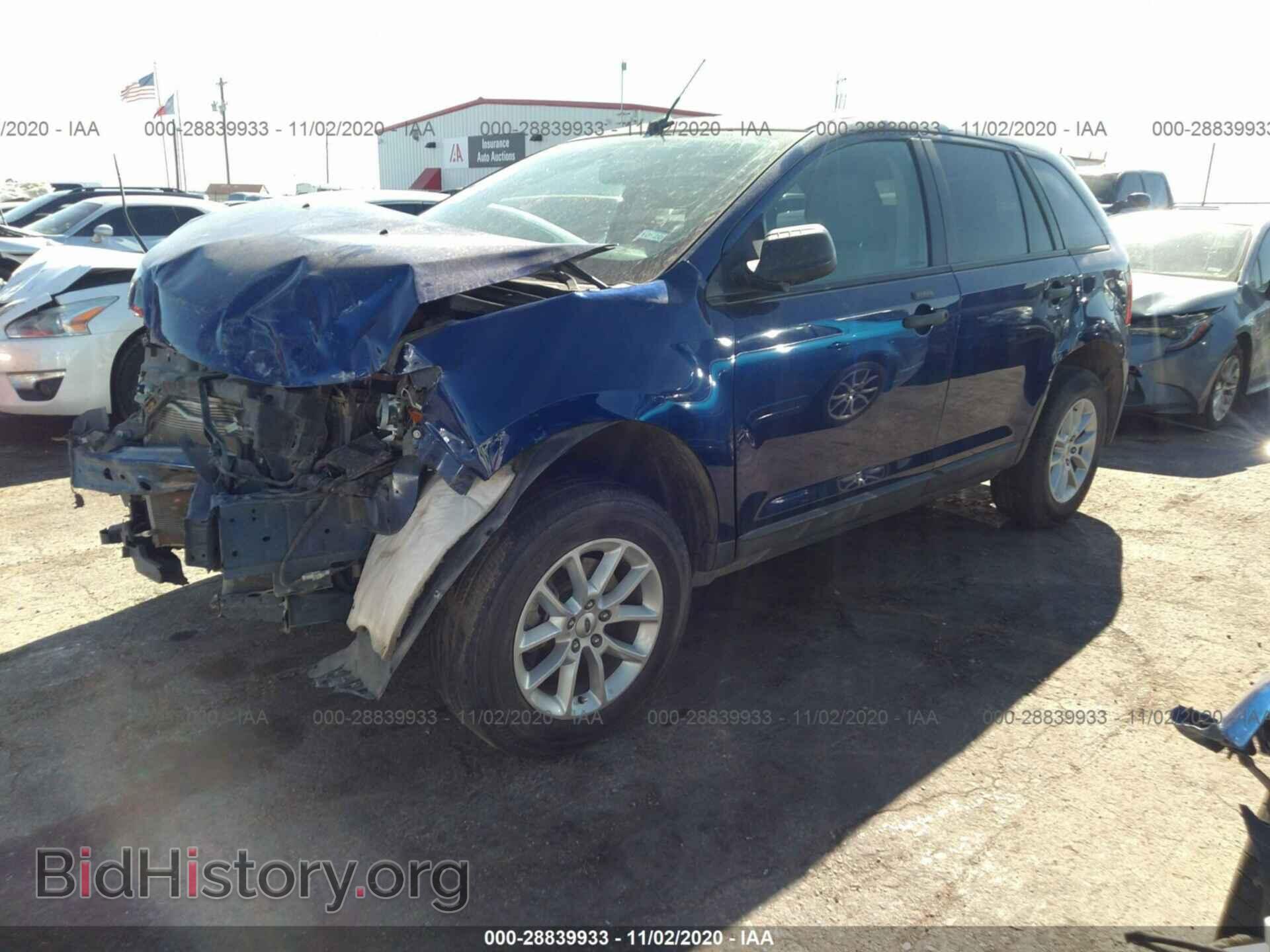 2014 FORD EDGE - VIN: 2FMDK3GC5EBB00206 - Фото 2