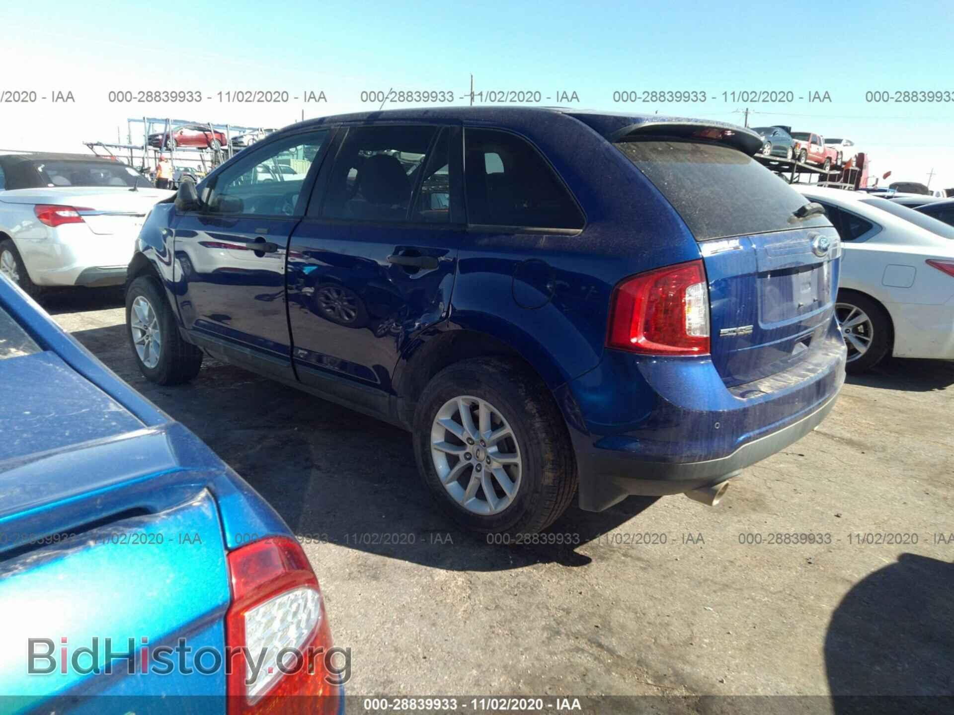 2014 FORD EDGE - VIN: 2FMDK3GC5EBB00206 - Фото 3