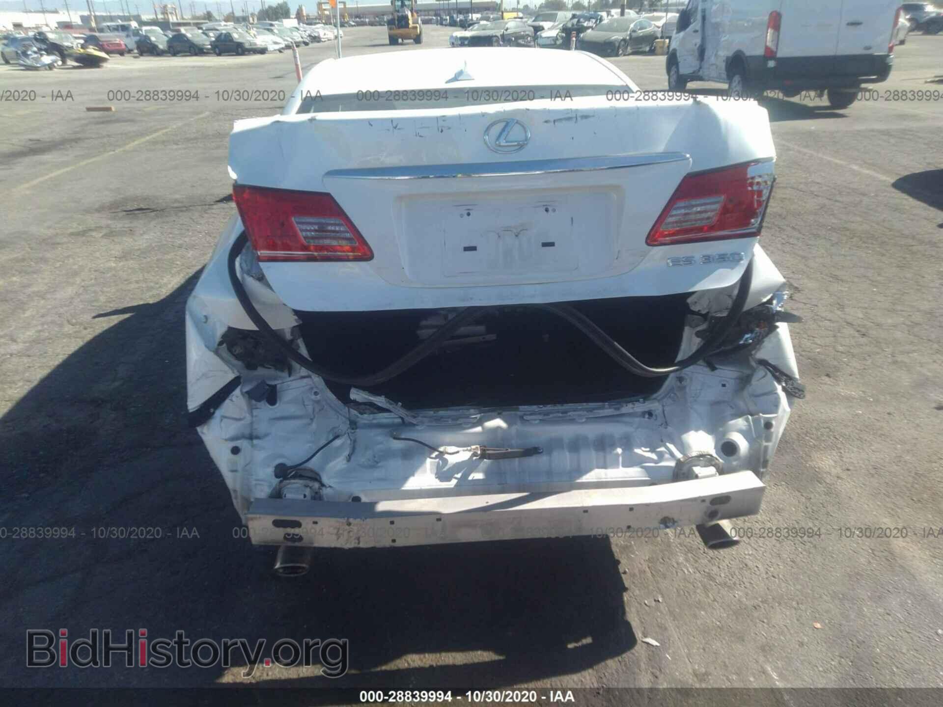 2011 LEXUS ES 350 - VIN: JTHBK1EG2B2433260 - Фото 6
