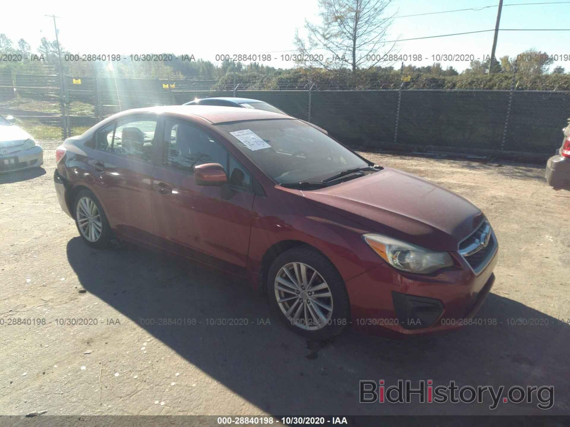 Photo JF1GJAD69CG008633 - SUBARU IMPREZA SEDAN 2012