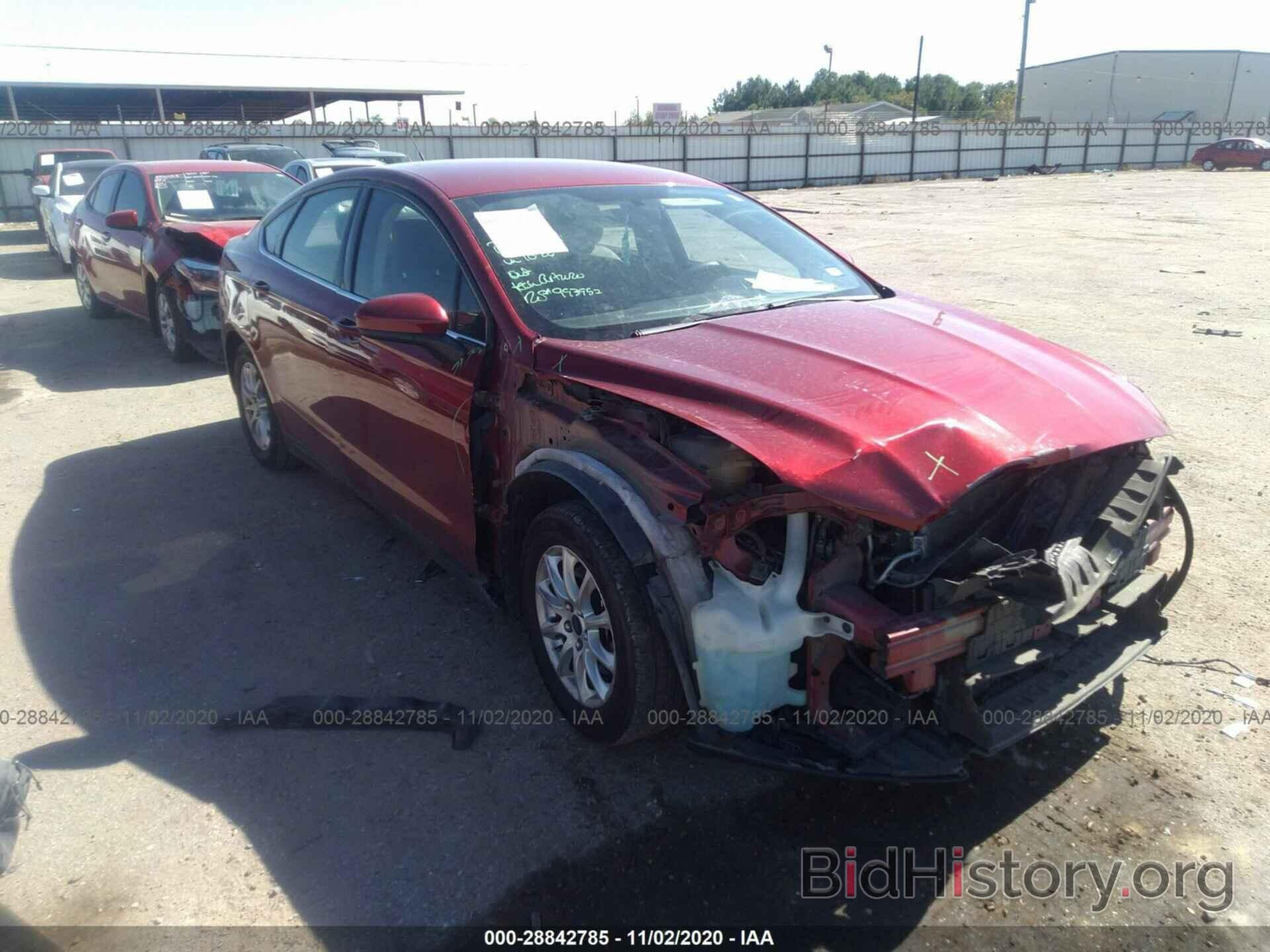 Photo 3FA6P0G75GR354329 - FORD FUSION 2016