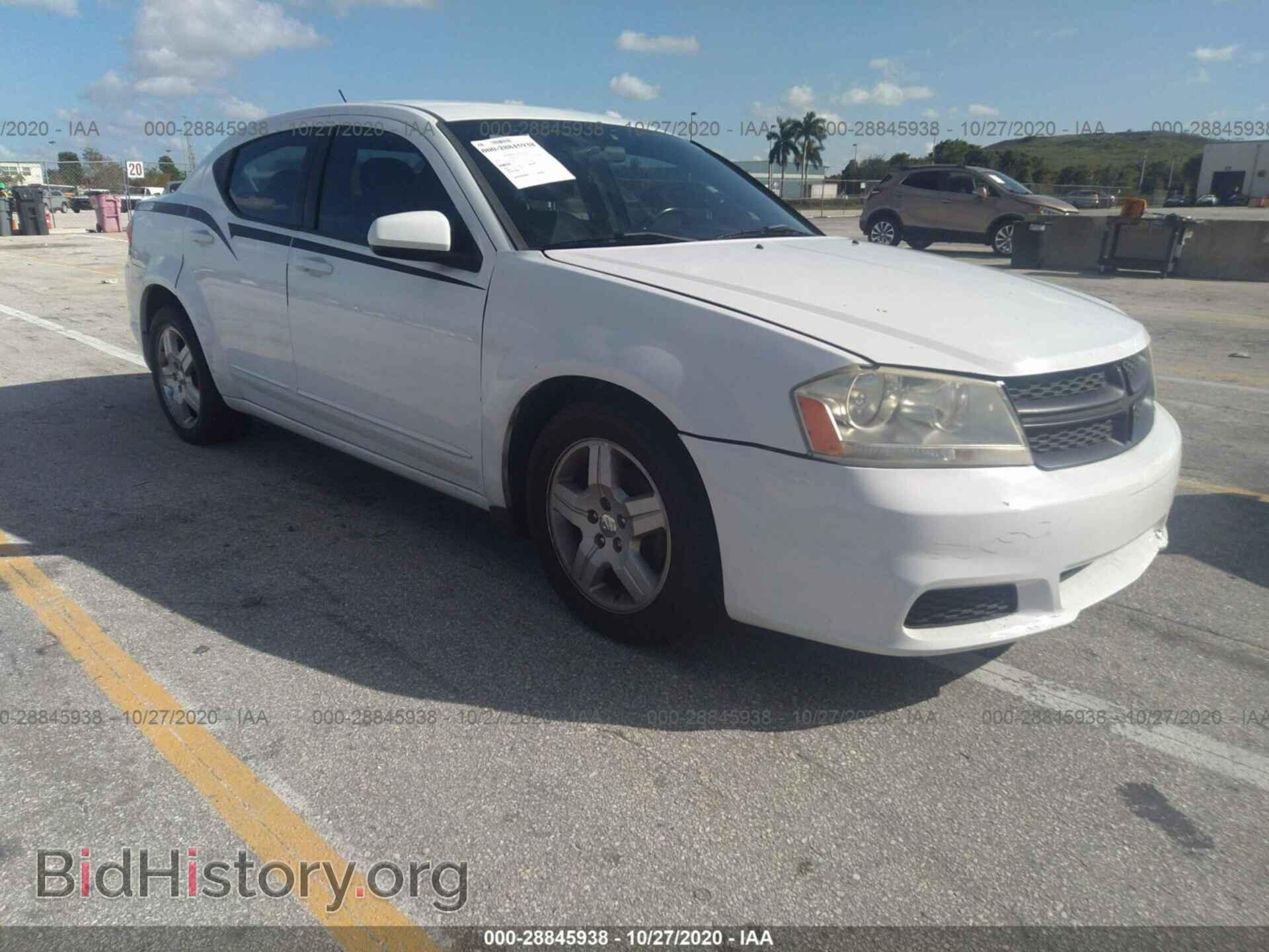 Photo 1C3CDZCB2CN157513 - DODGE AVENGER 2012