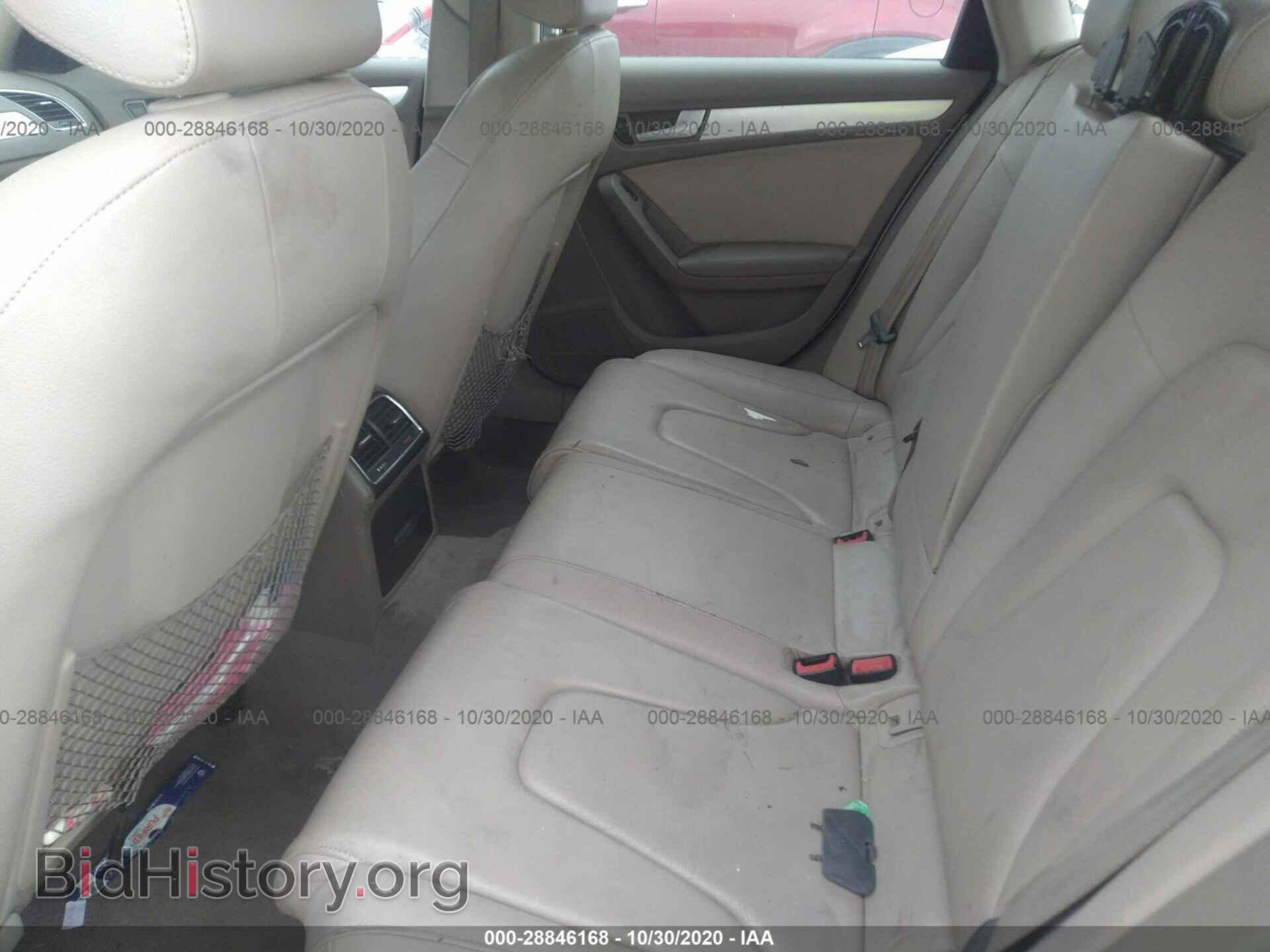 2012 AUDI A4 - VIN: WAUEFAFL2CA111186 - Photo 8
